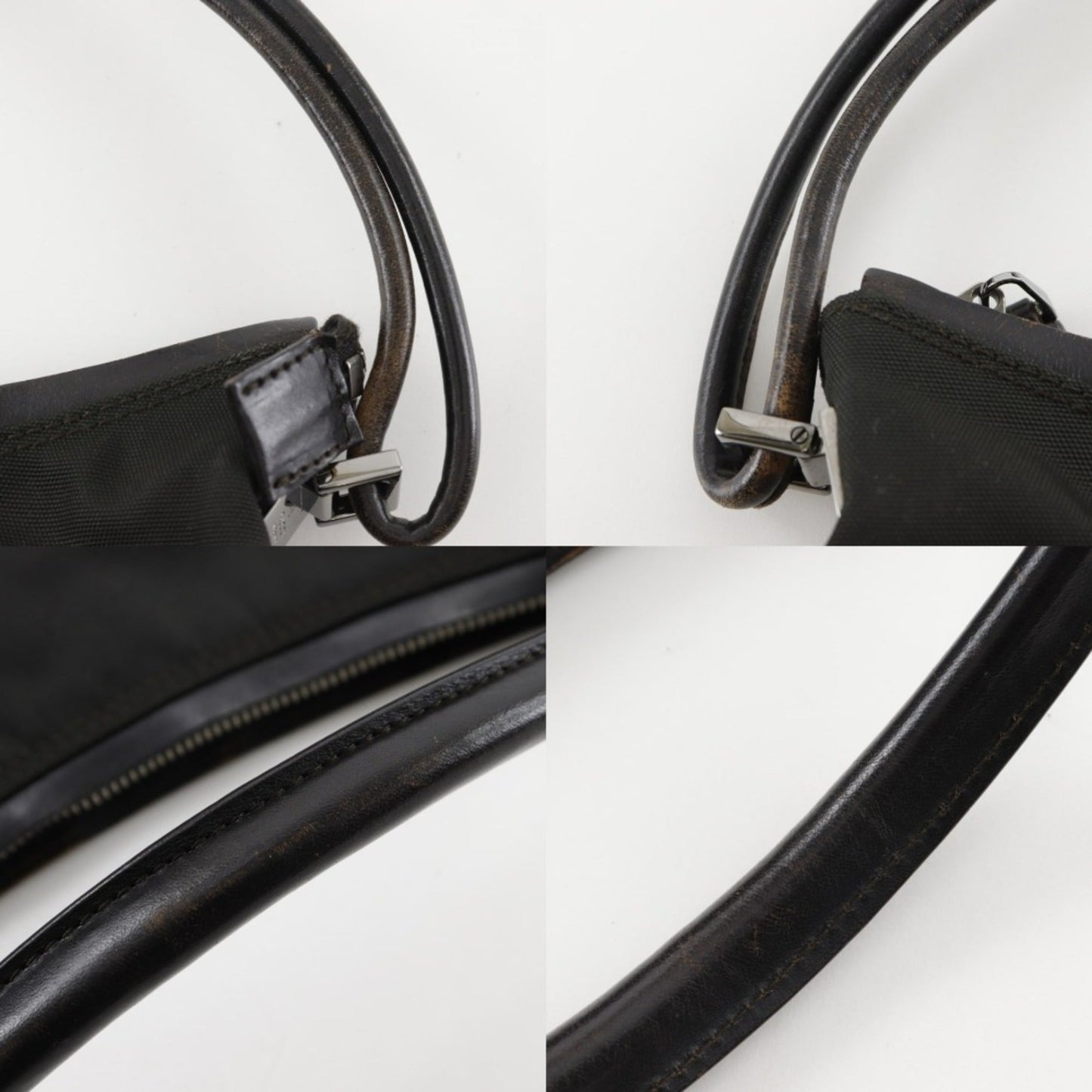 Gucci Black Nylon Canvas Shoulder Bag