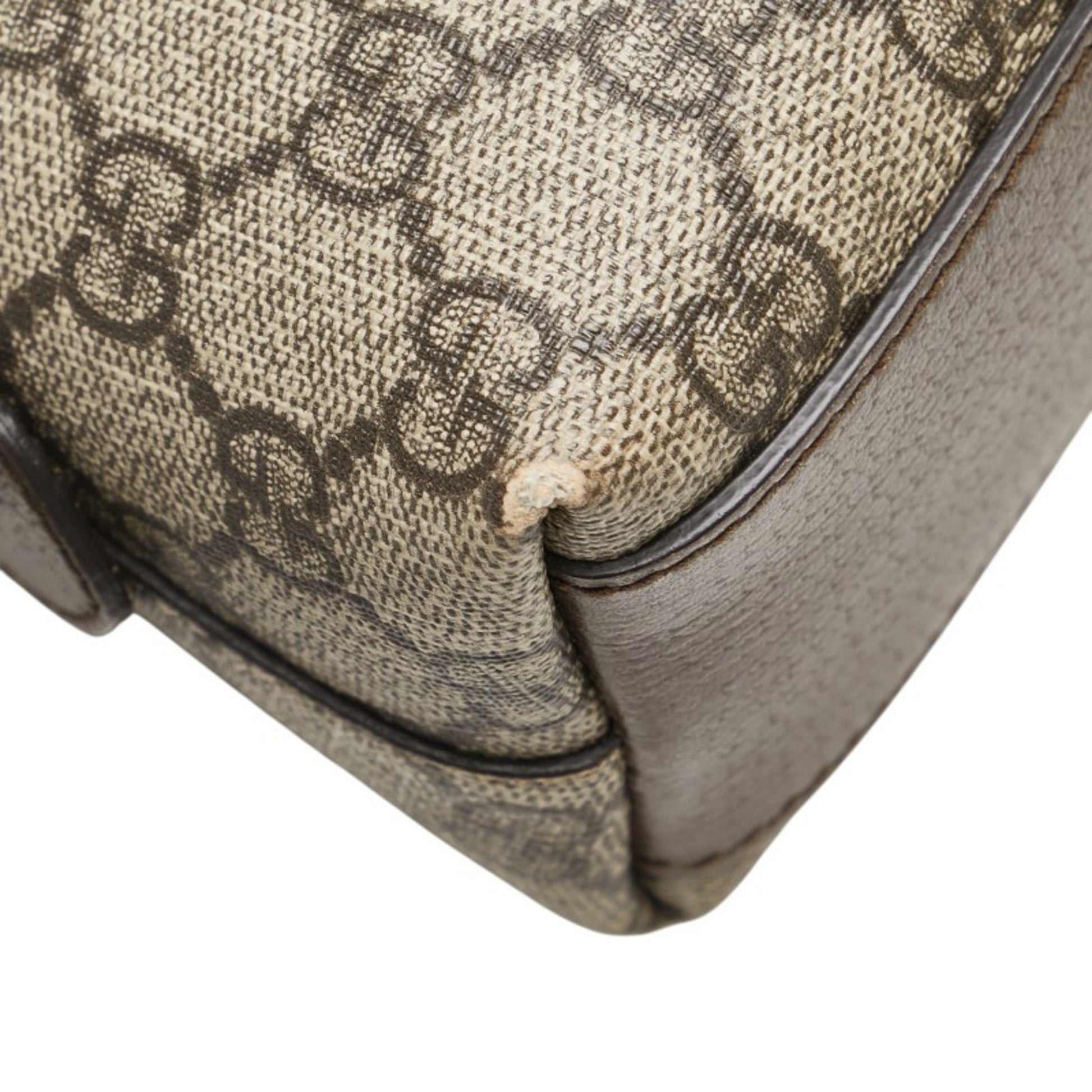 Gucci Ophidia Beige Brown Pvc Leather Shoulder Bag