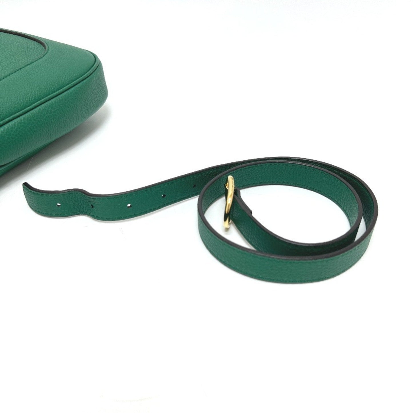 Gucci Green Leather Shoulder Bag