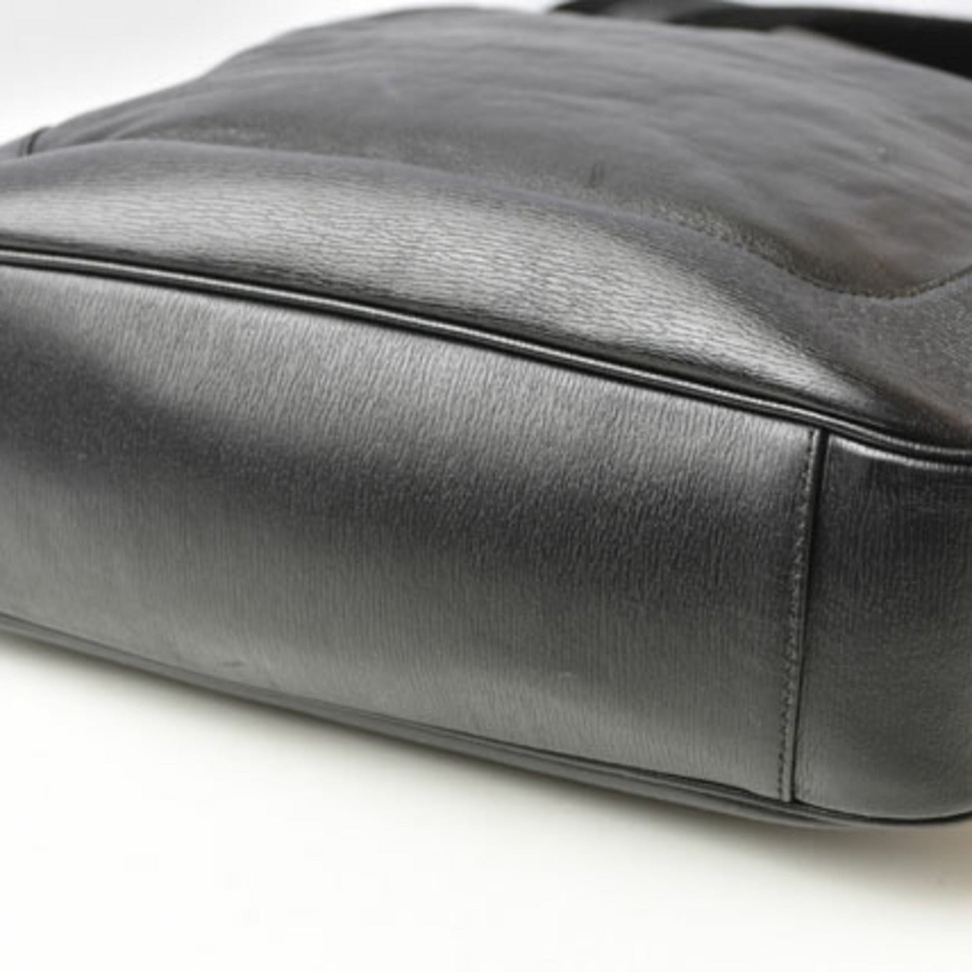 Gucci Black Leather Handbag Shoulder Bag