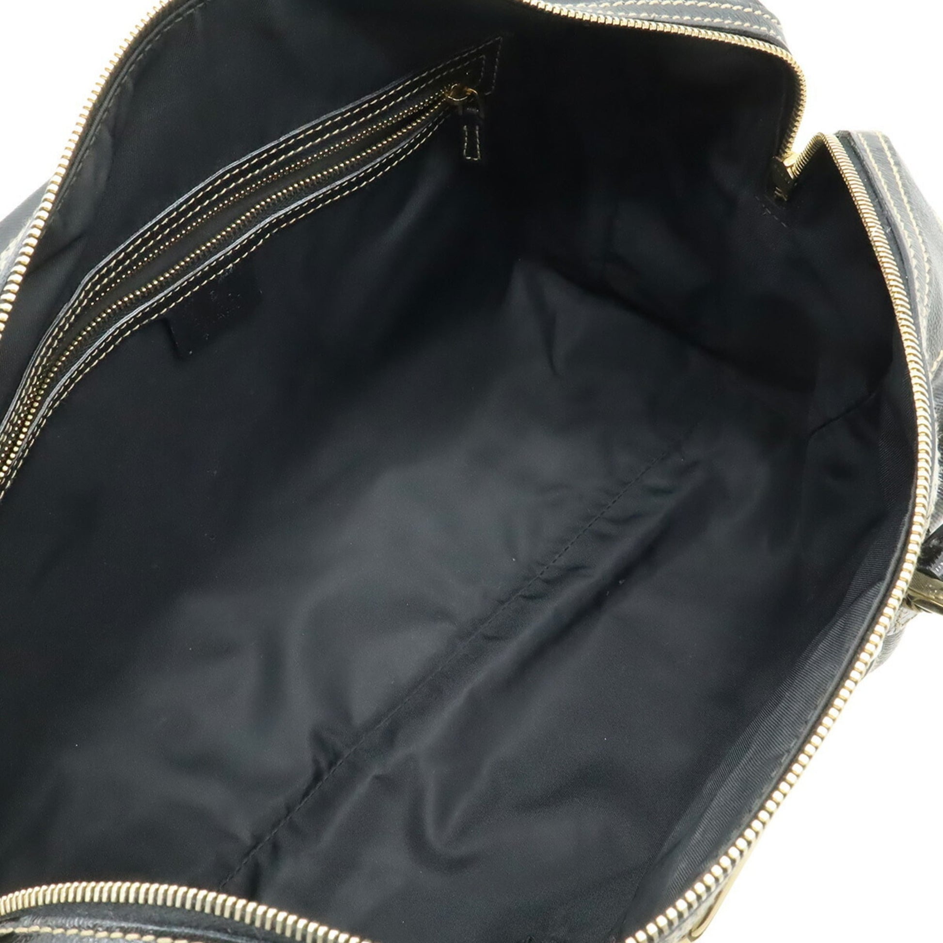 Gucci Black Coated Canvas Handbag