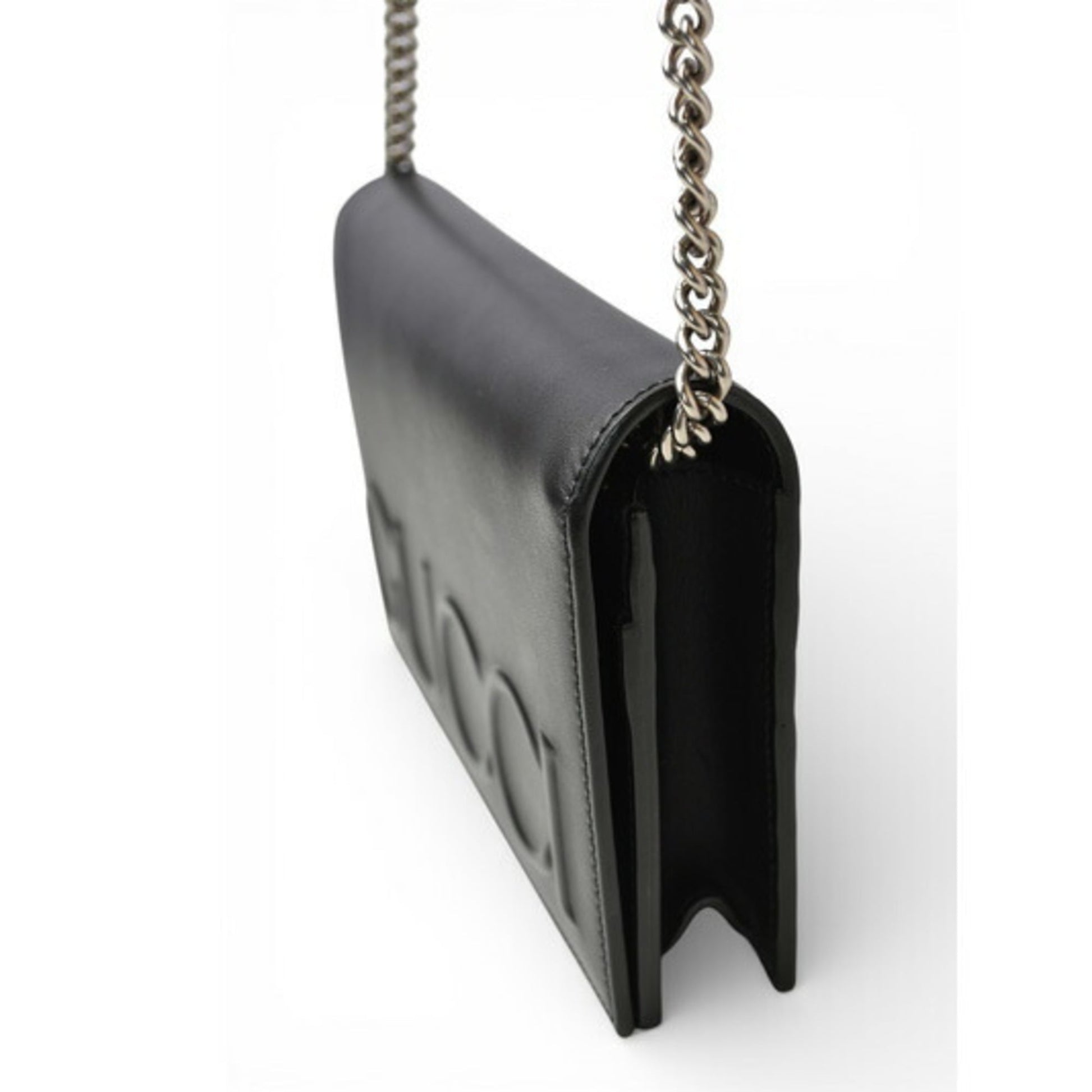 Gucci Black Leather Clutch Bag Shoulder Bag