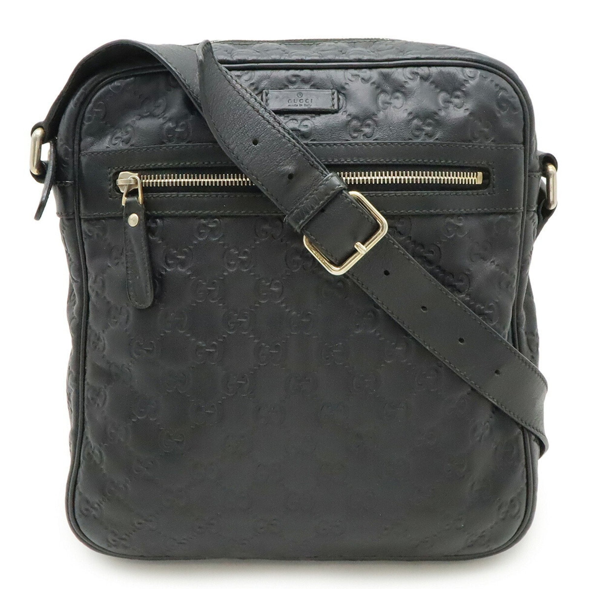 Gucci Black Leather Shoulder Bag