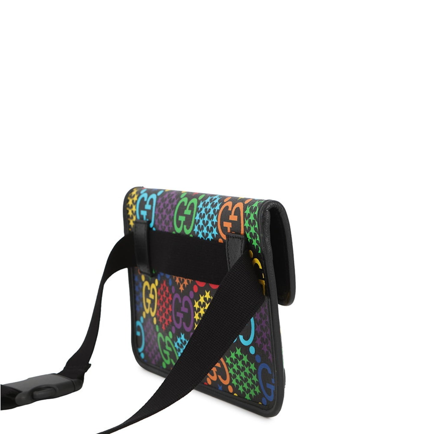 Gucci Black Multi-Color Pvc Sling Bag