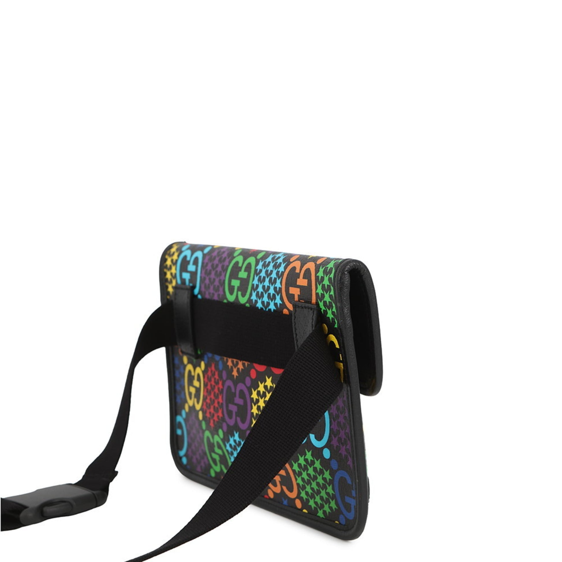 Gucci Black Multi-Color Pvc Sling Bag