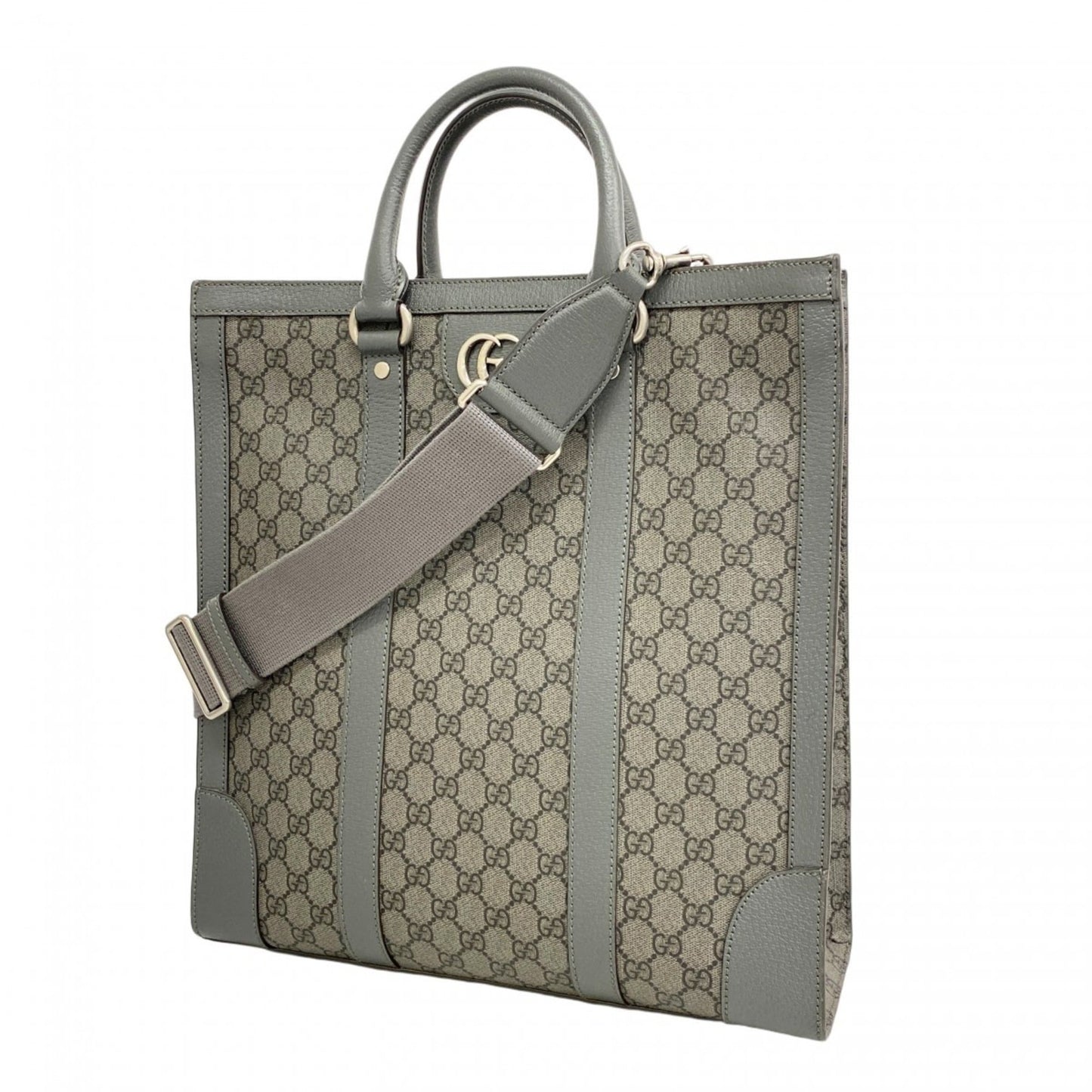Gucci Gray Pvc Tote Bag