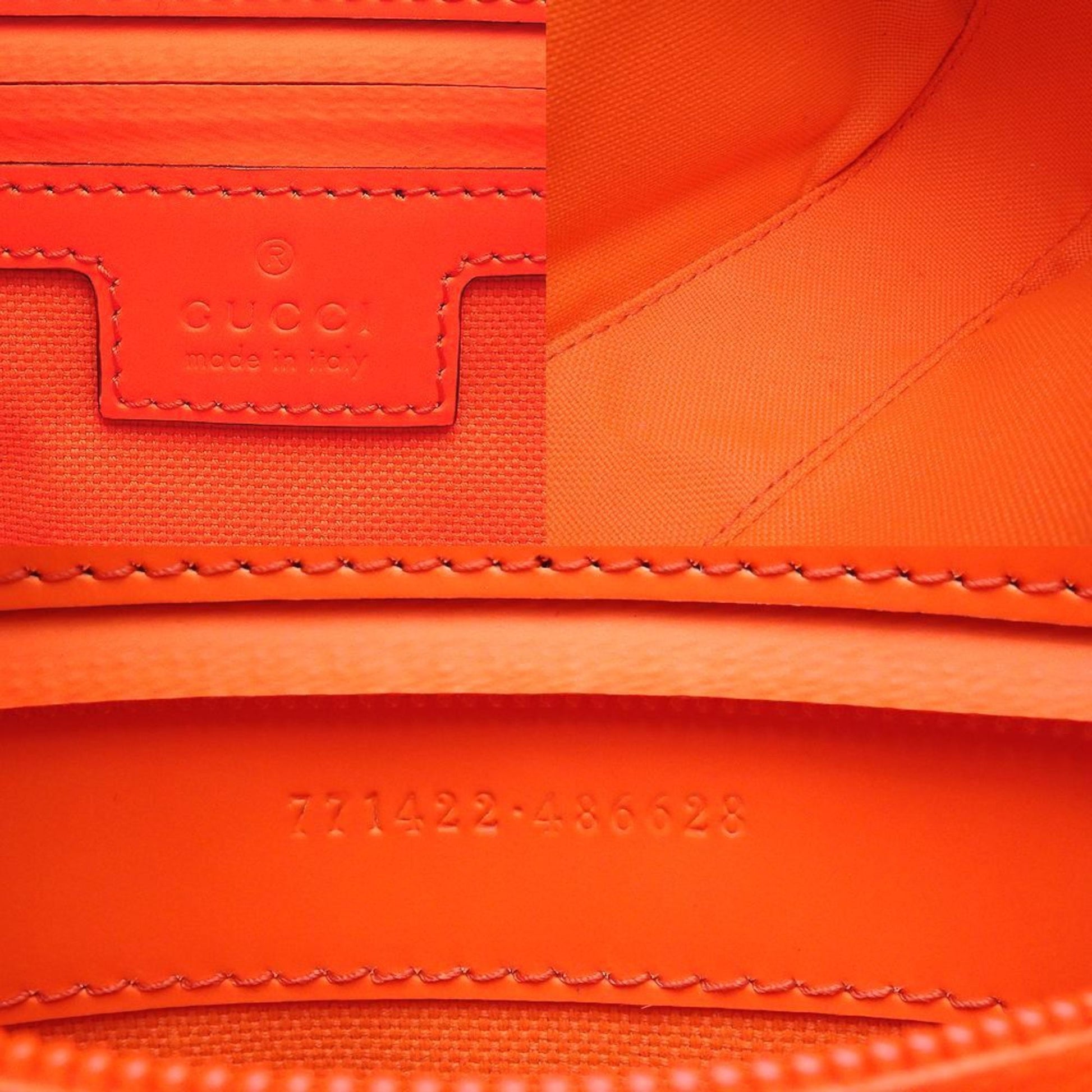 Gucci Orange Leather Fanny Pack