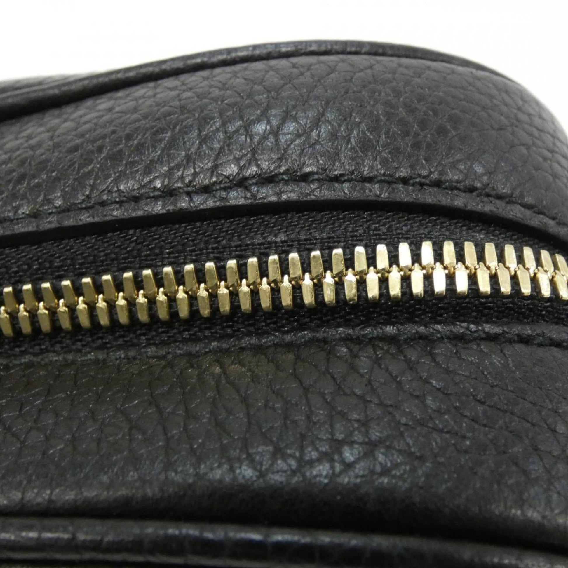 Gucci Black Leather Shoulder Bag