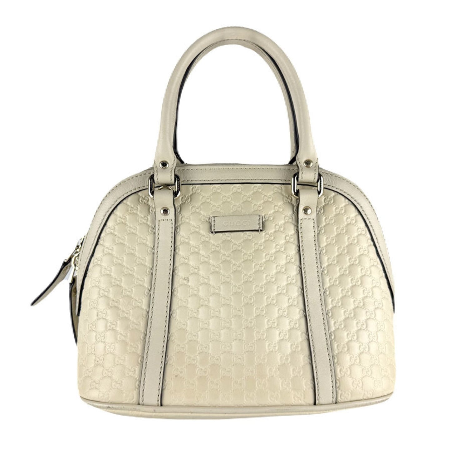 Gucci Ivory Leather Handbag Shoulder Bag