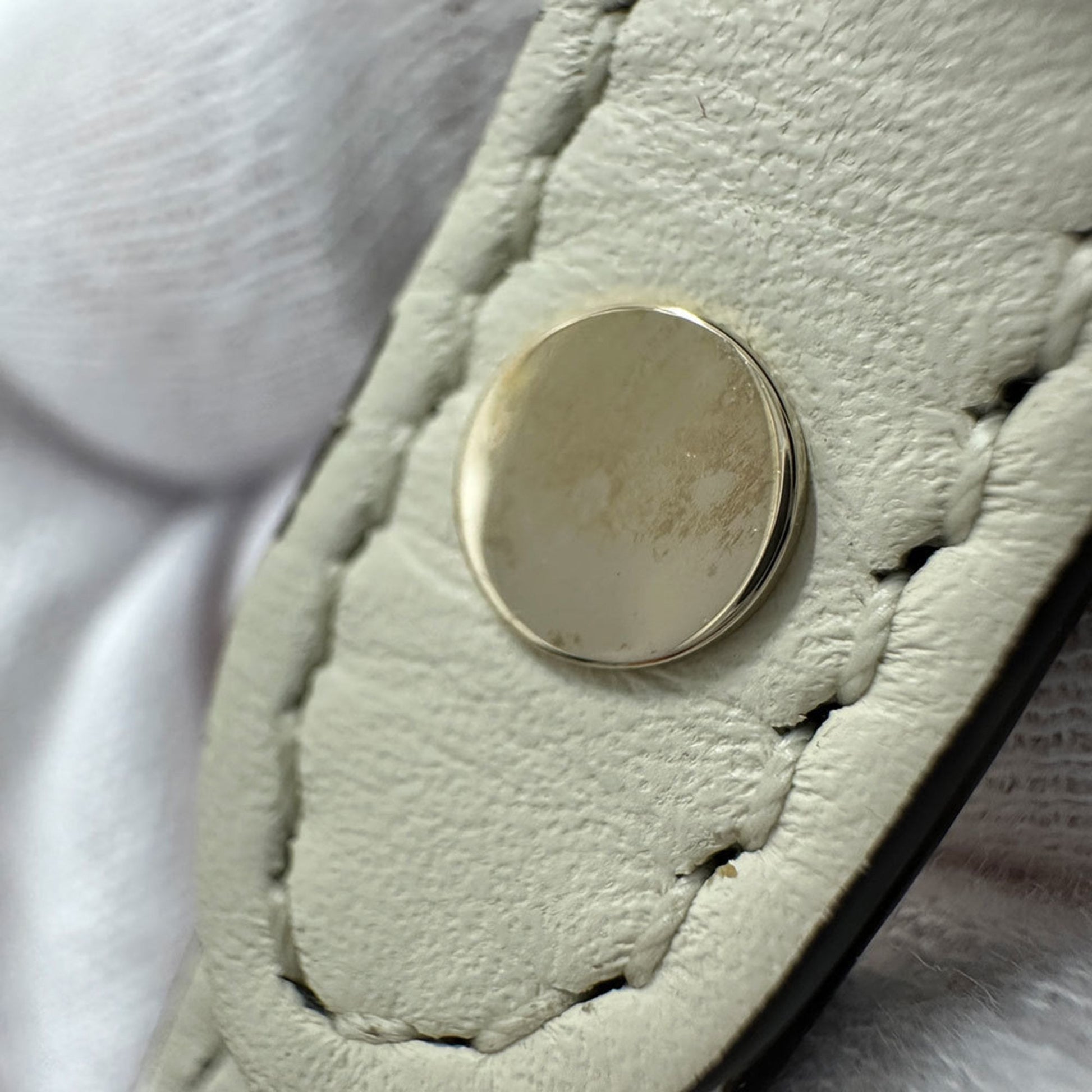 Gucci White Leather Handbag Shoulder Bag
