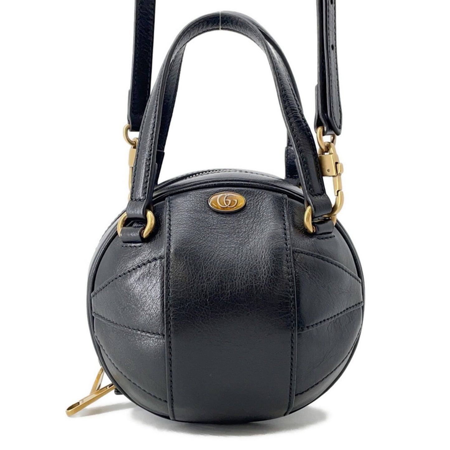 Gucci Black Leather Handbag Shoulder Bag