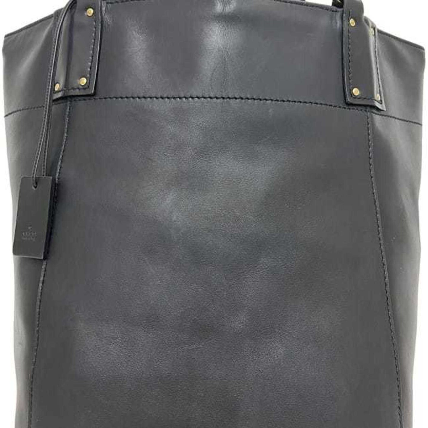 Gucci Black Leather Tote Bag