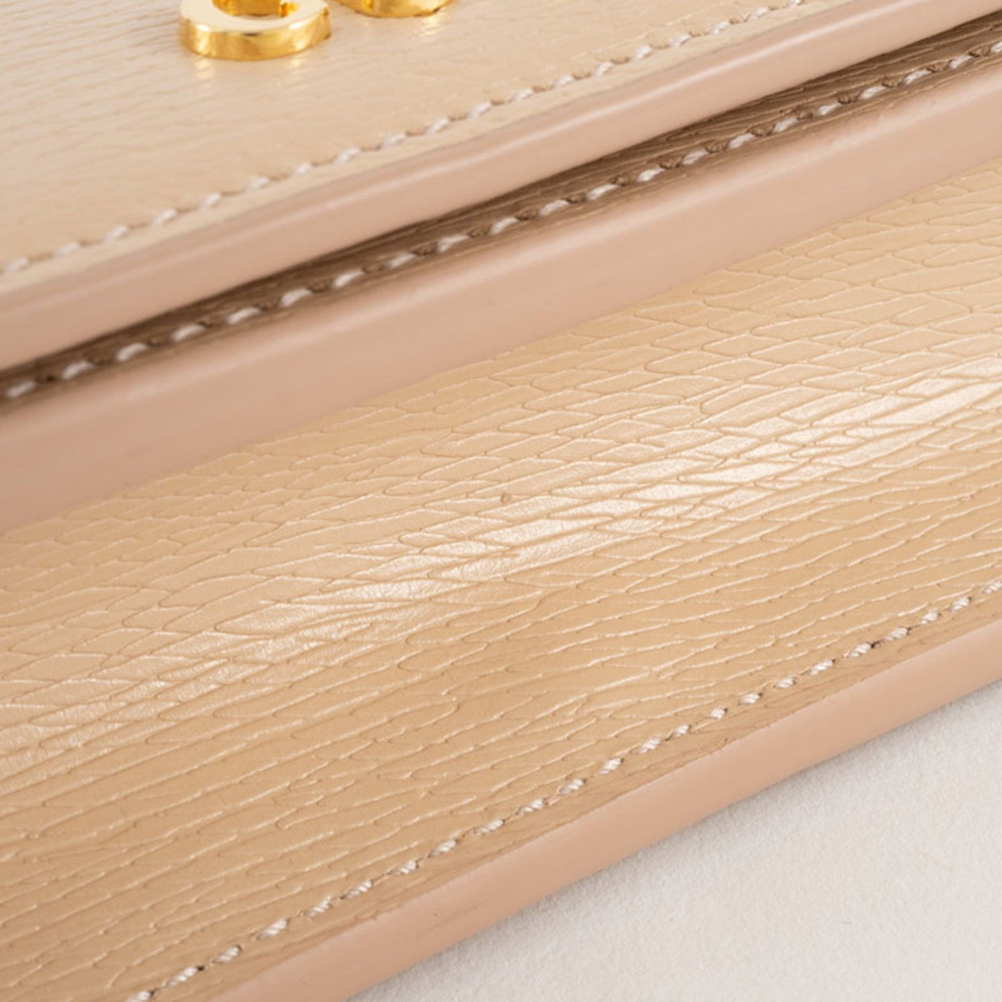 Gucci Pale Orange Leather Shoulder Bag