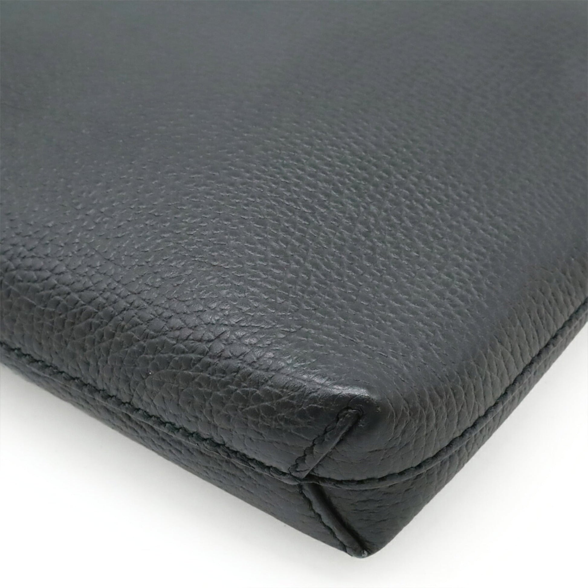 Gucci Black Leather Clutch Bag