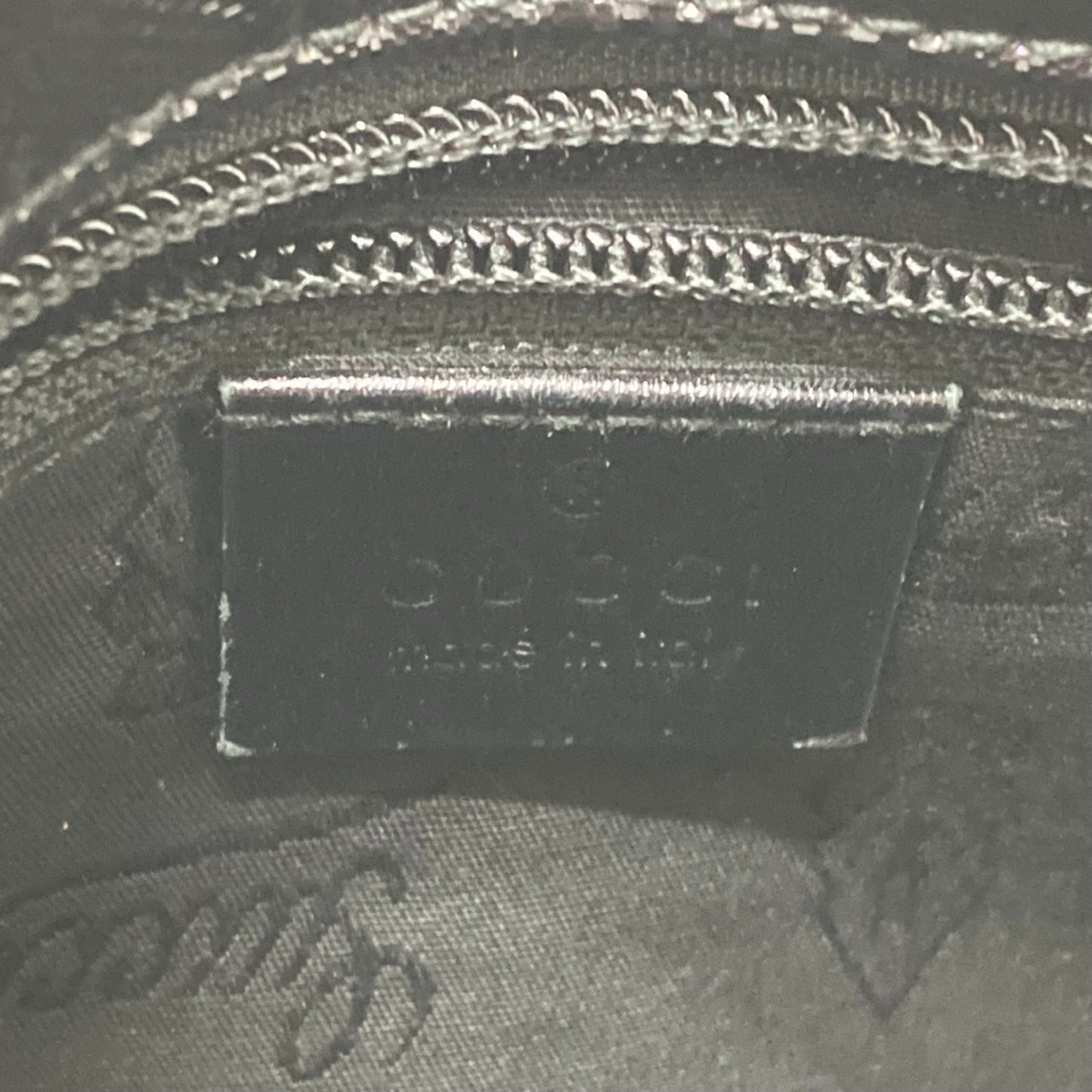 Gucci Black Gg Imprimé Messenger Bag Shoulder Bag