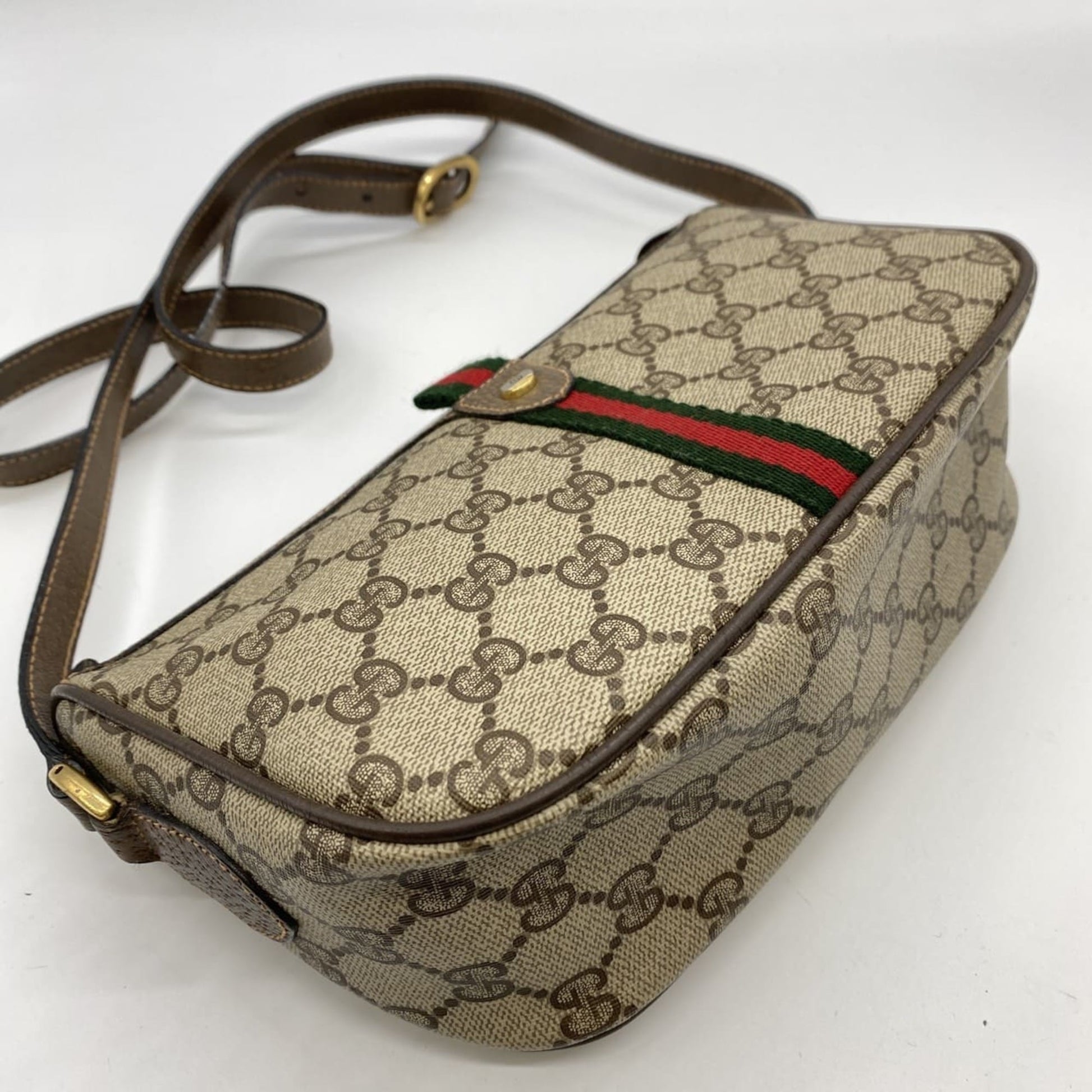 Gucci Sherry Line Beige Gg Supreme Shoulder Bag