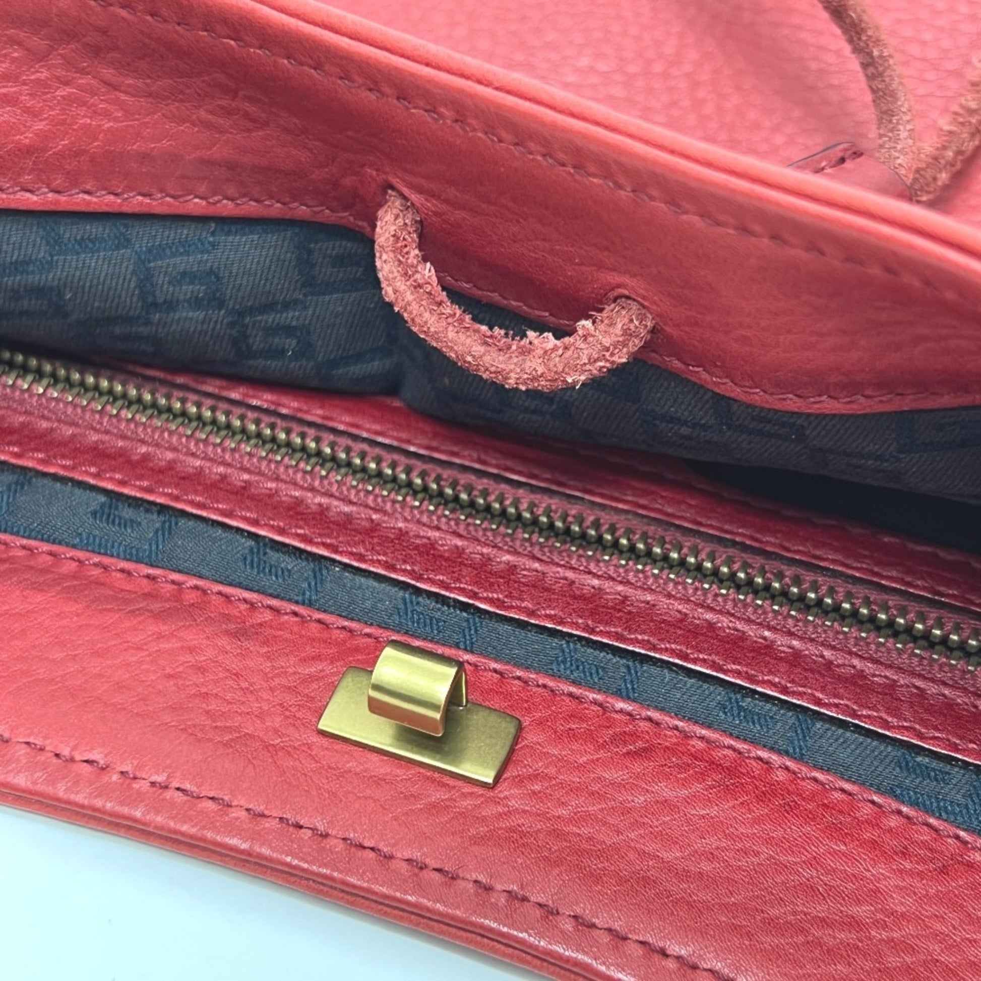 Gucci Red Color Leather Handbag