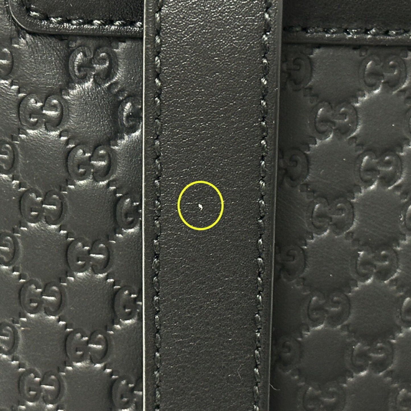 Gucci Black Leather Backpack