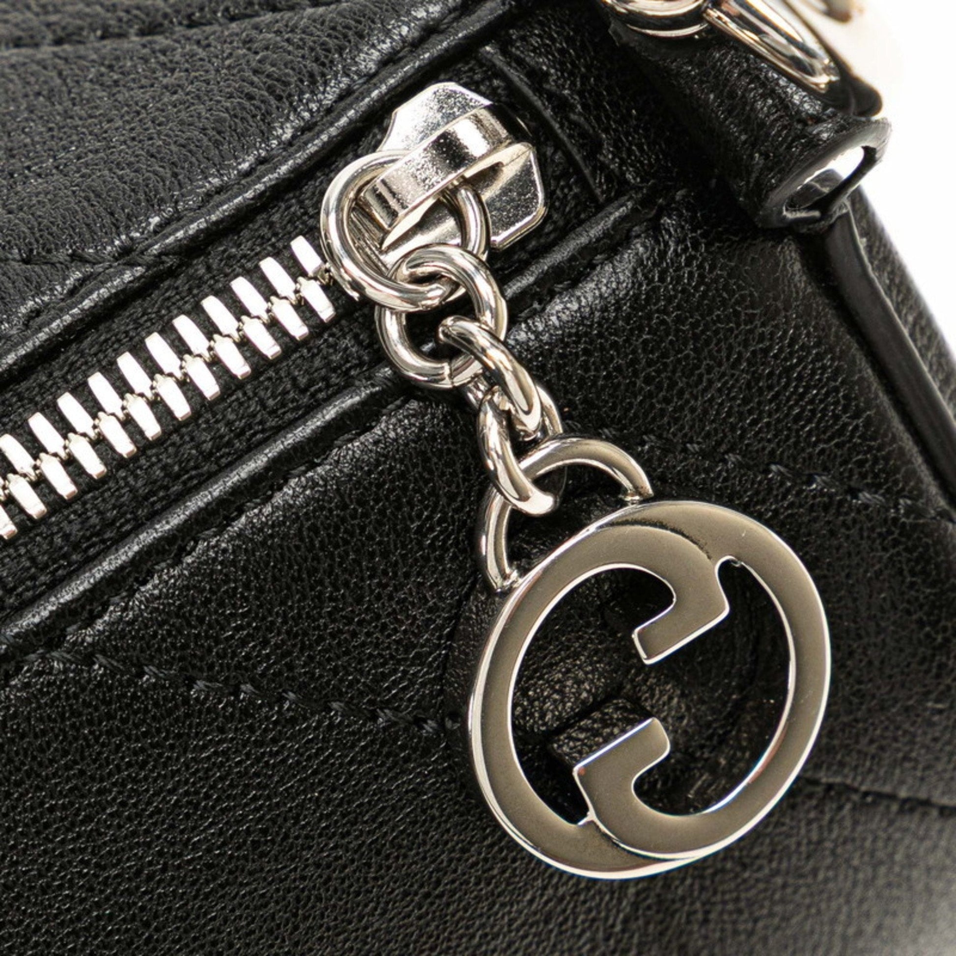 Gucci Black Leather Shoulder Bag