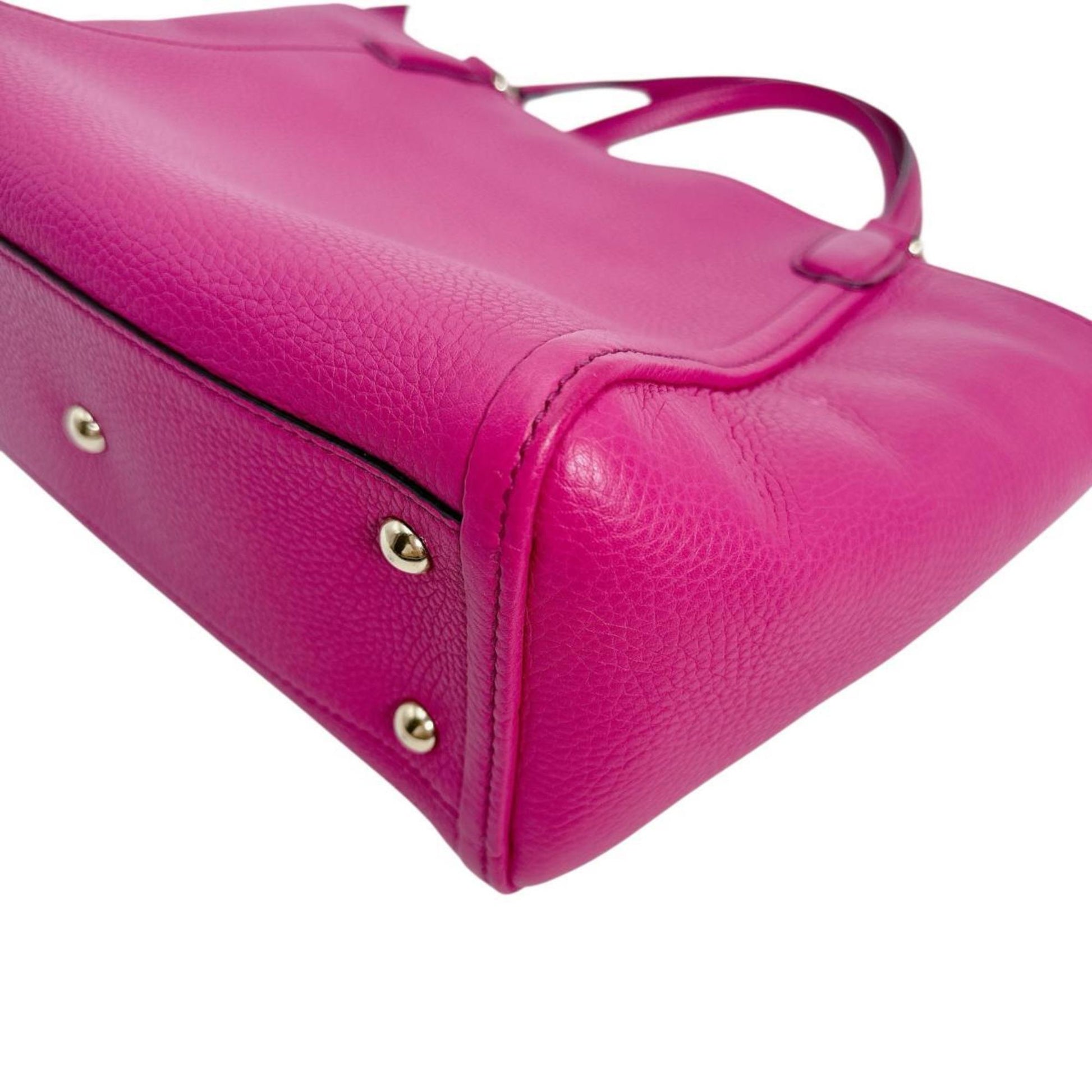 Gucci Pink Leather Handbag