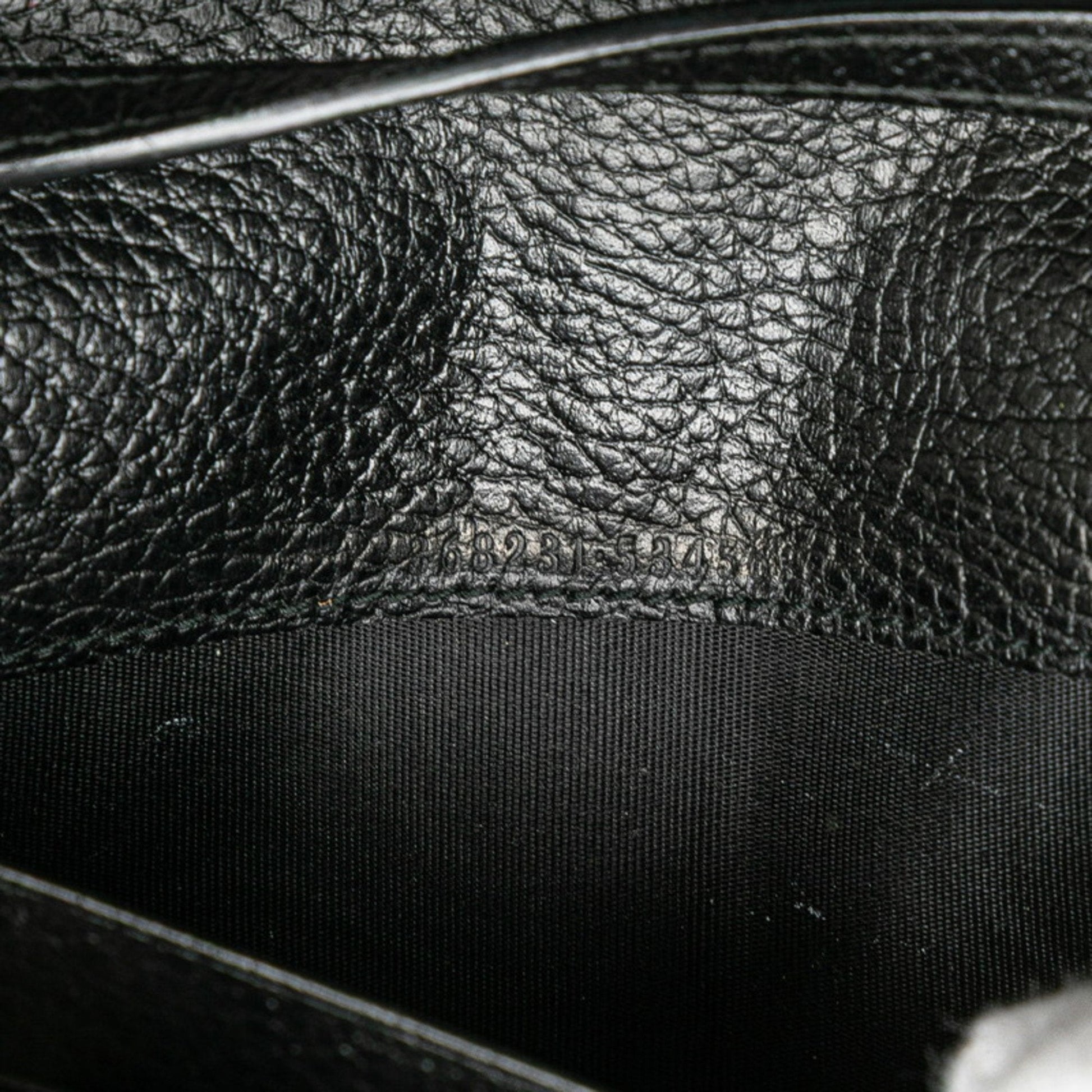 Gucci Black Leather Shoulder Bag