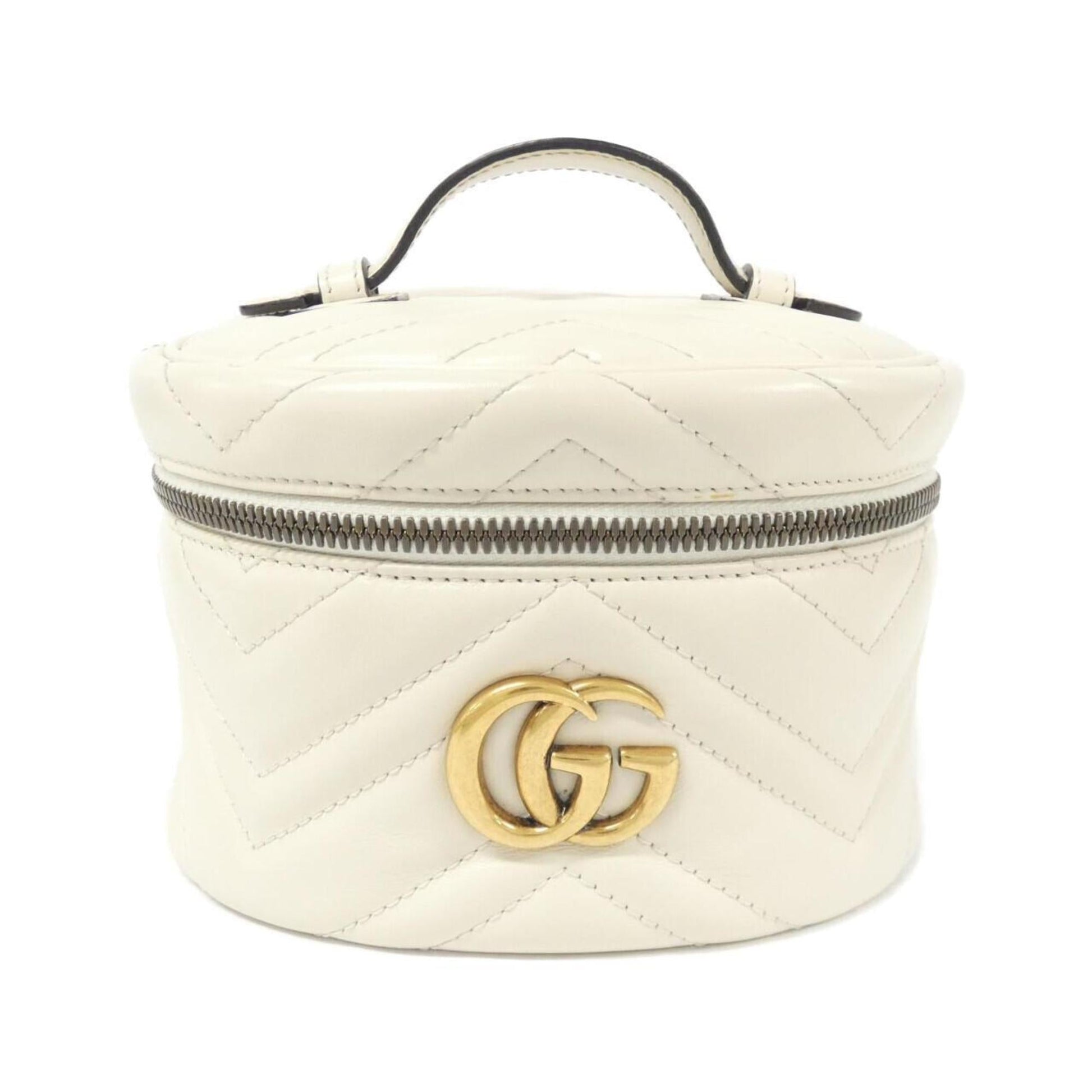 Gucci Off-White Leather Backpack