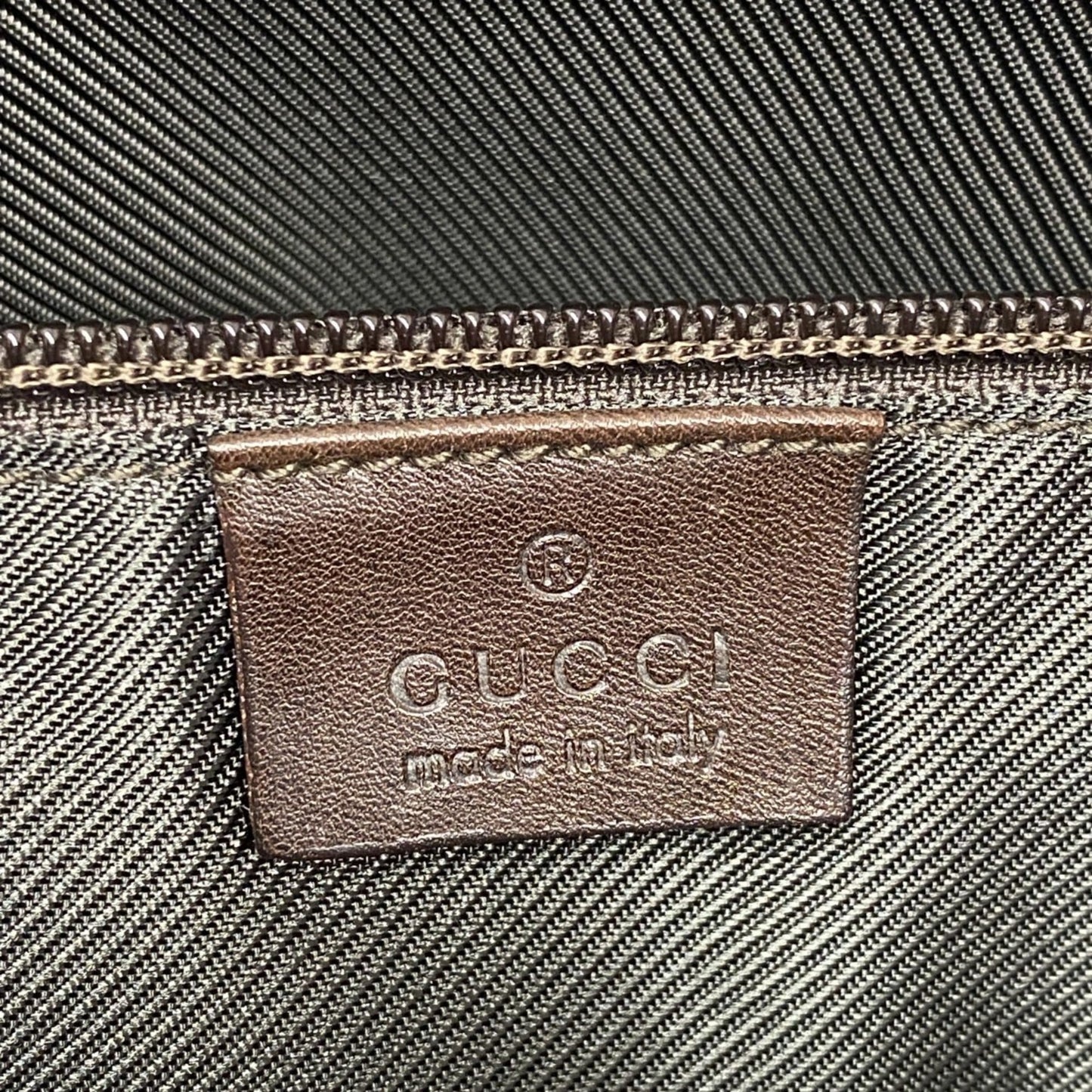 Gucci Brown Denim Tote Bag