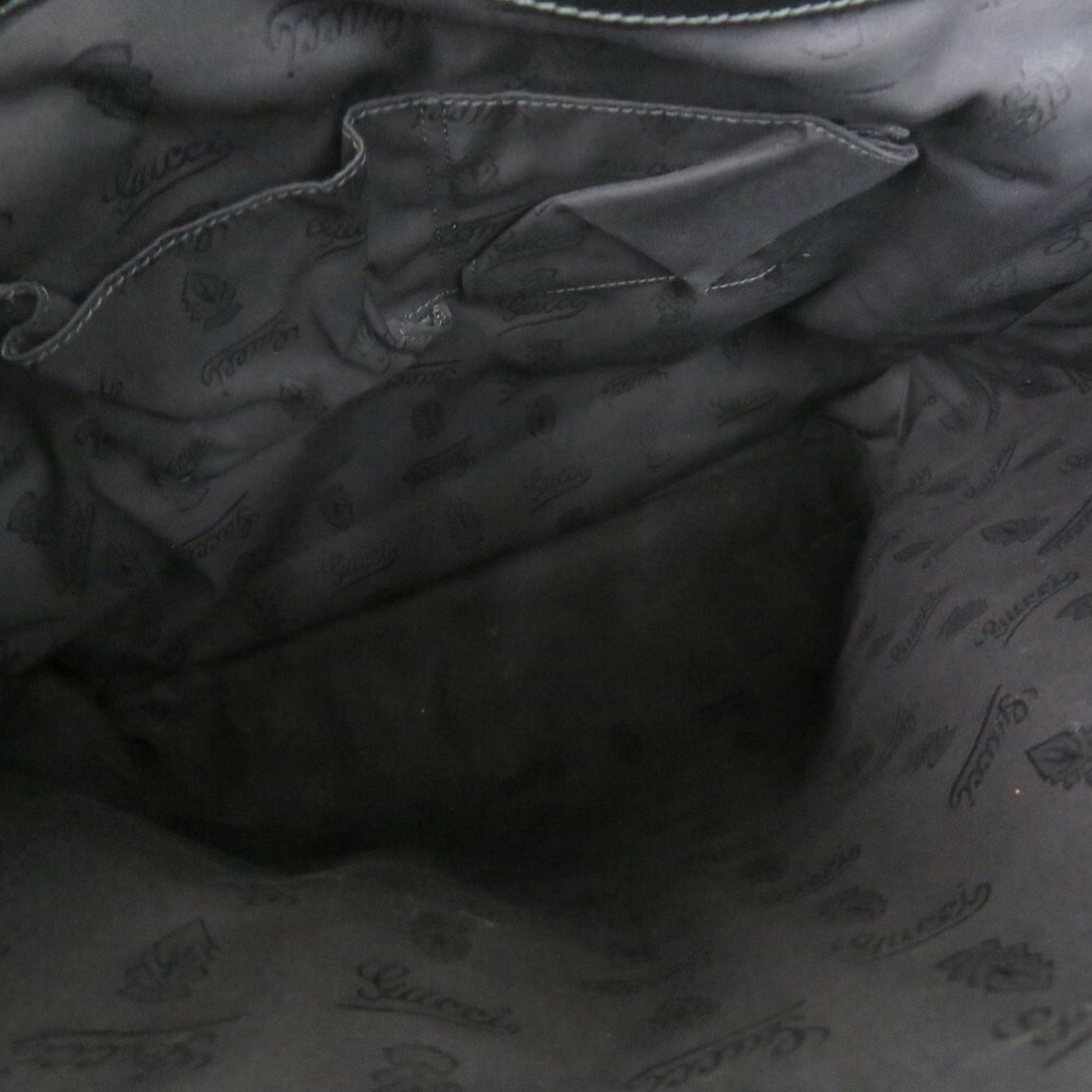 Gucci Black Pvc Tote Bag