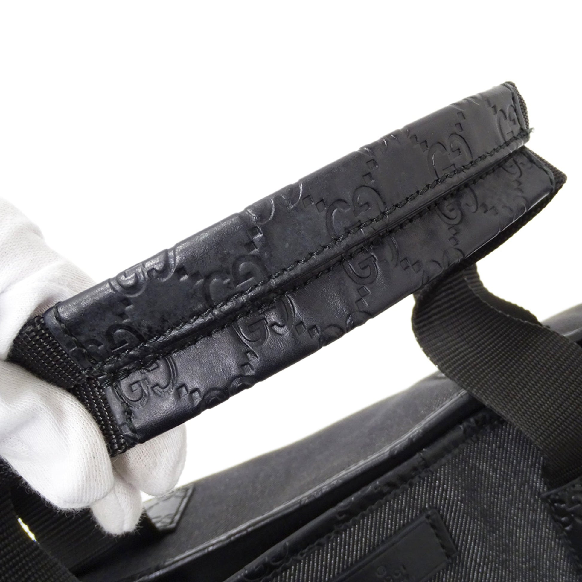 Gucci Black Denim Tote Bag