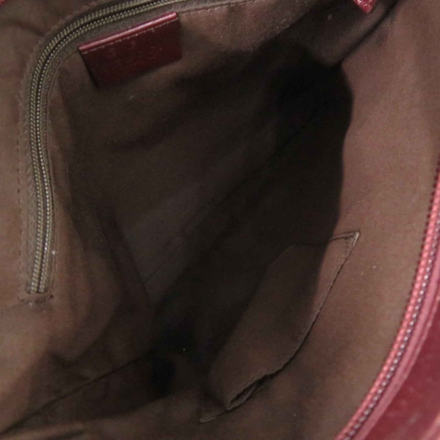 Gucci Bordeaux Pvc Leather Shoulder Bag