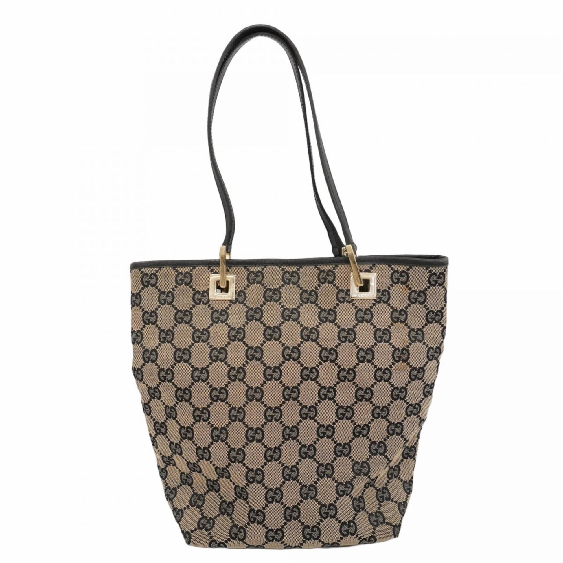 Gucci Black Canvas Tote Bag