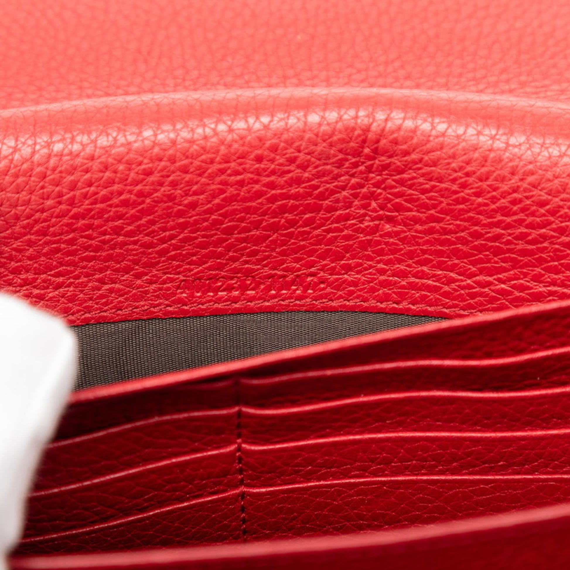 Gucci Red Color Leather Shoulder Bag