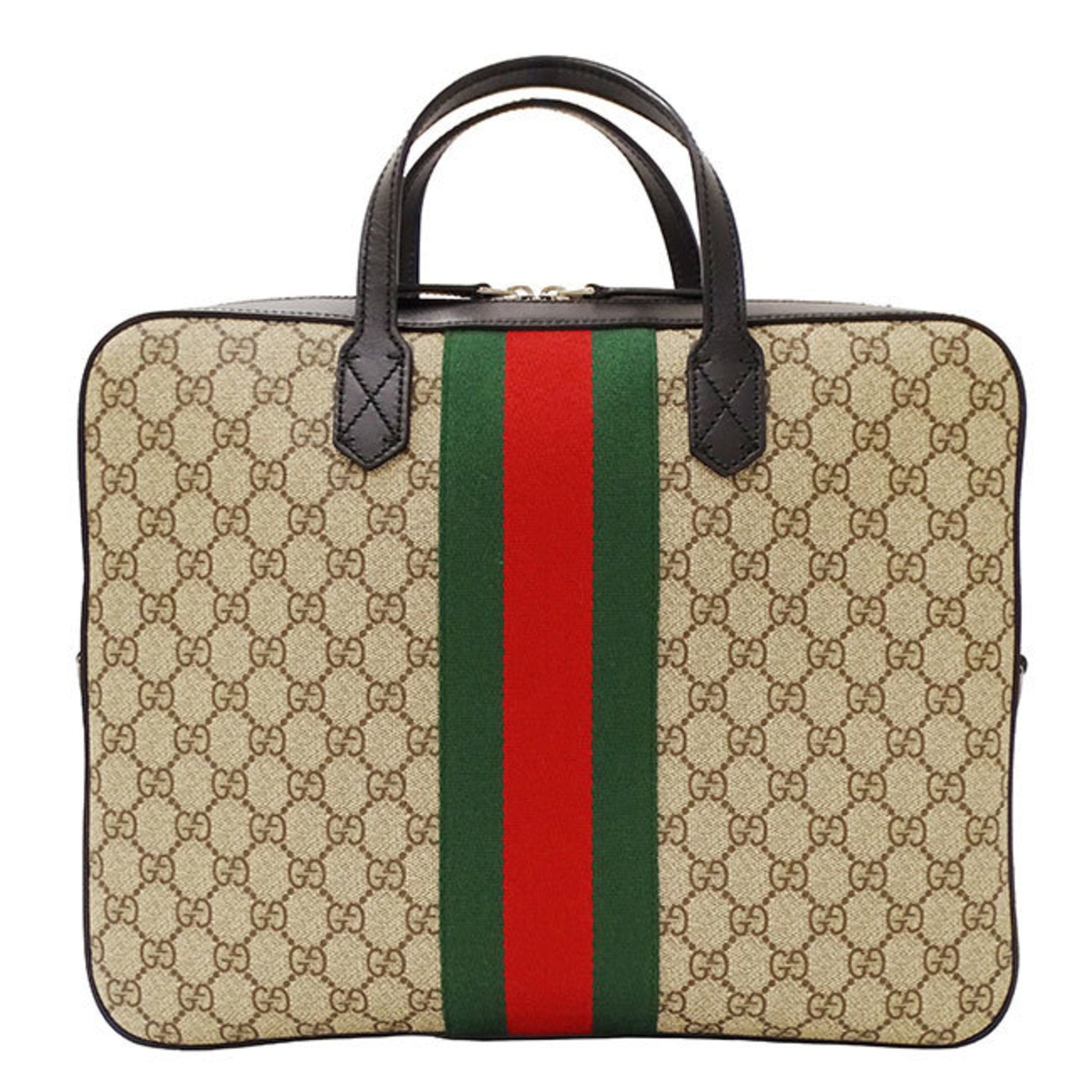 Gucci Beige Gg Supreme Briefcase