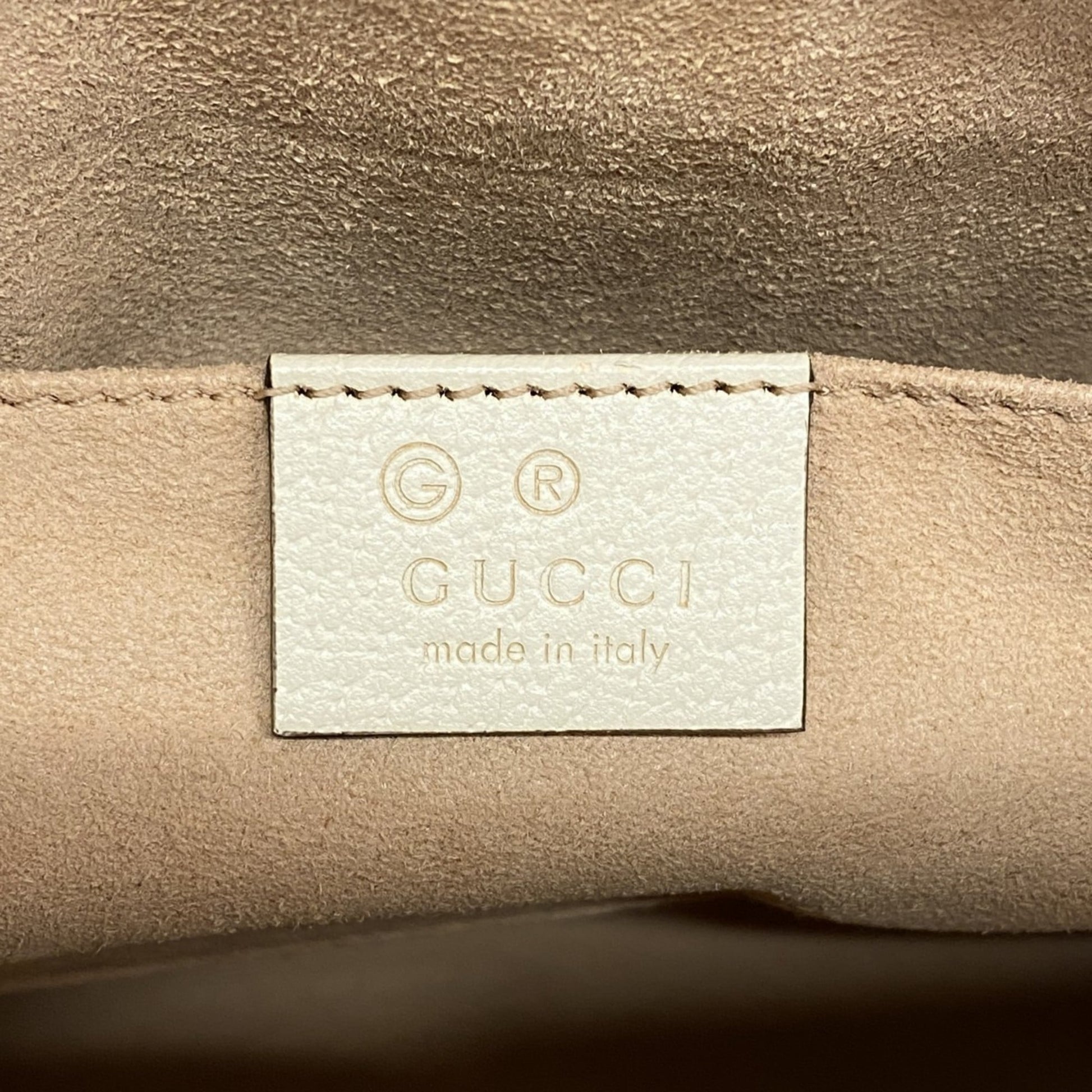 Gucci Ivory Leather Shoulder Bag