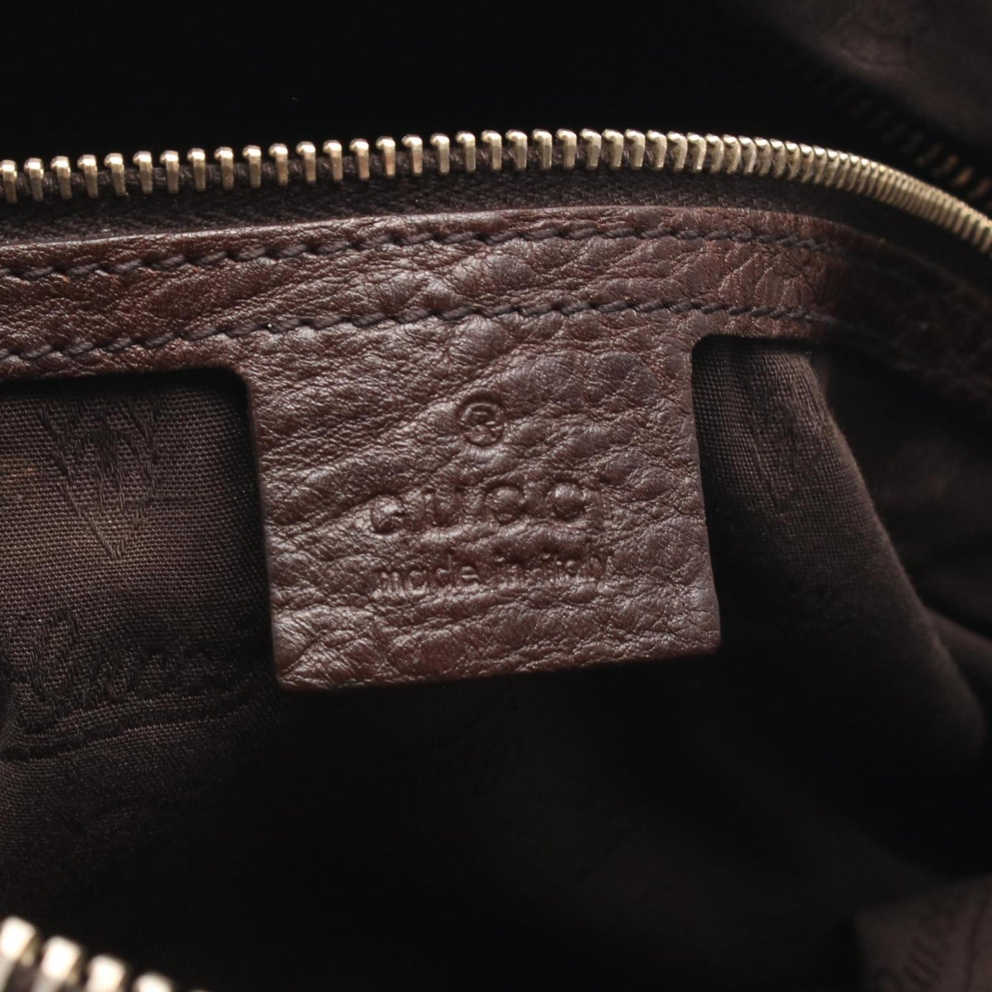 Gucci Beige Brown Gg Canvas Leather Handbag