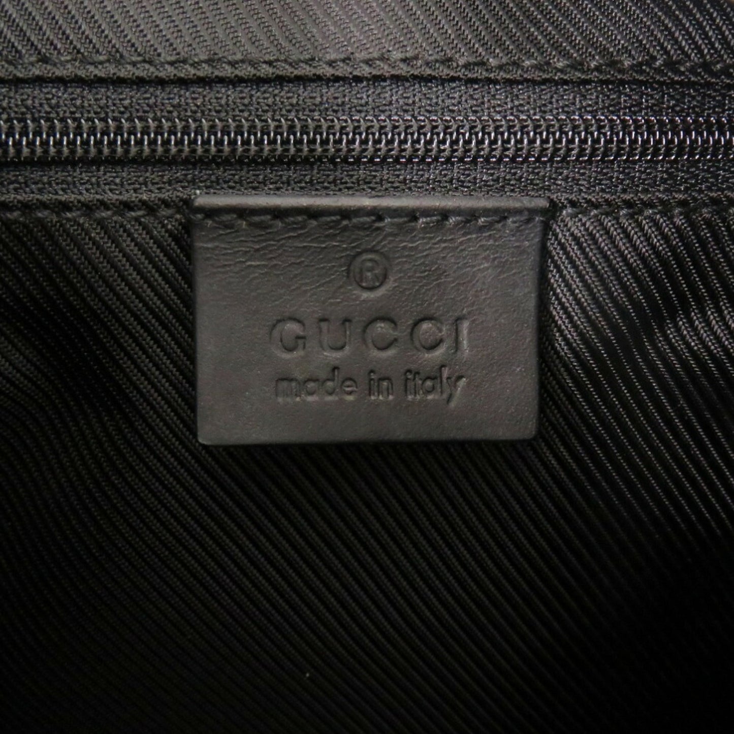 Gucci Black Gg Canvas Shoulder Bag