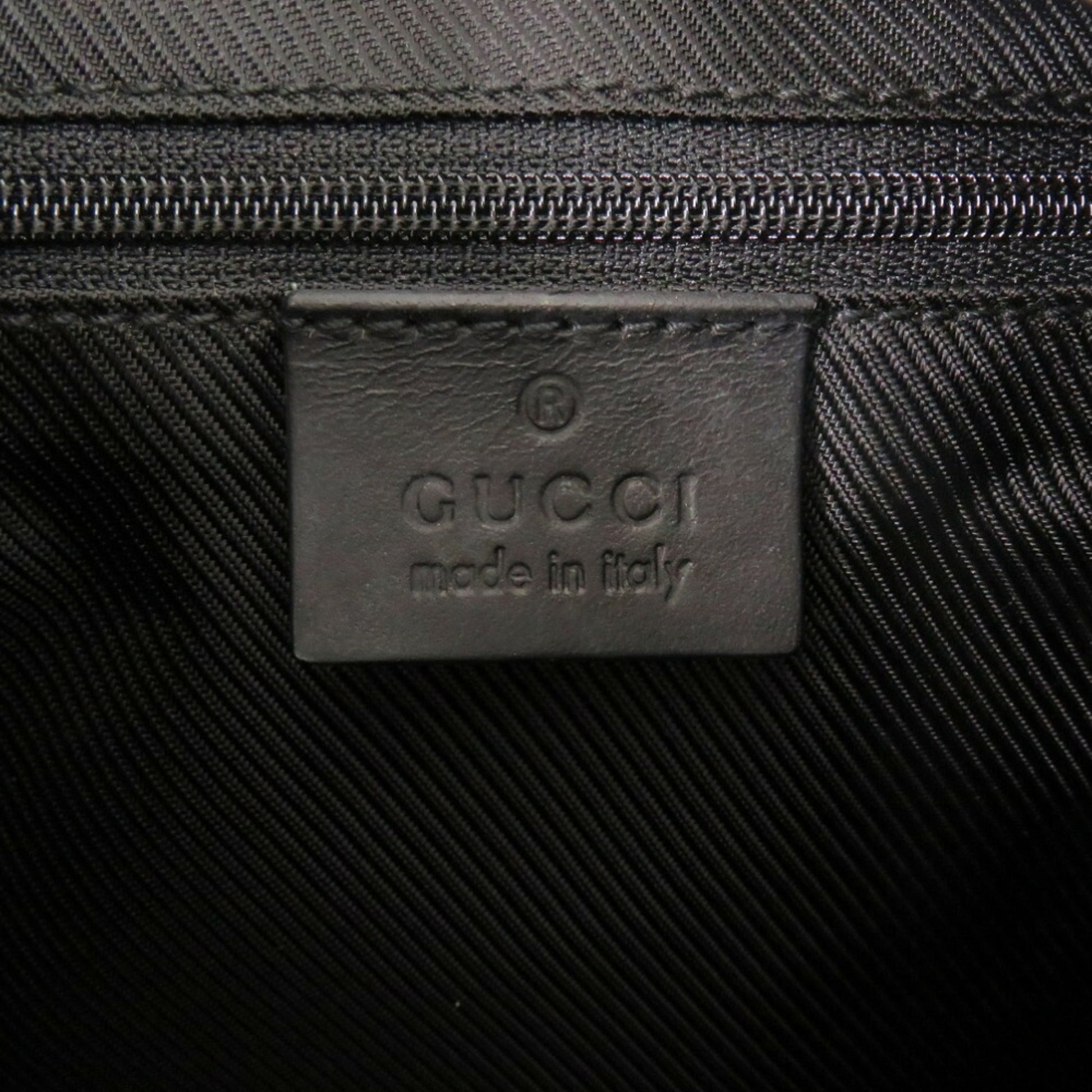 Gucci Black Gg Canvas Shoulder Bag