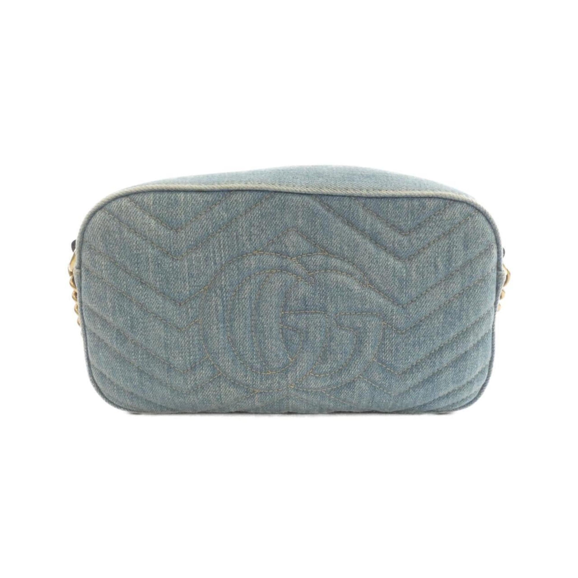 Gucci Blue Denim Shoulder Bag
