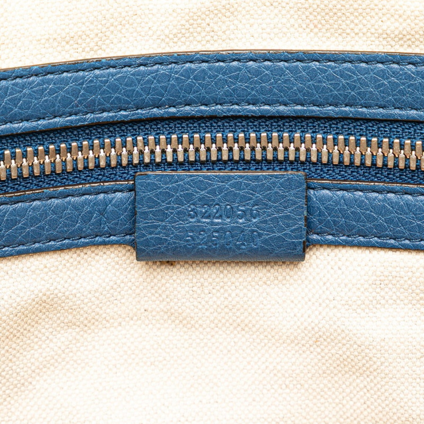 Gucci Blue Leather Shoulder Bag