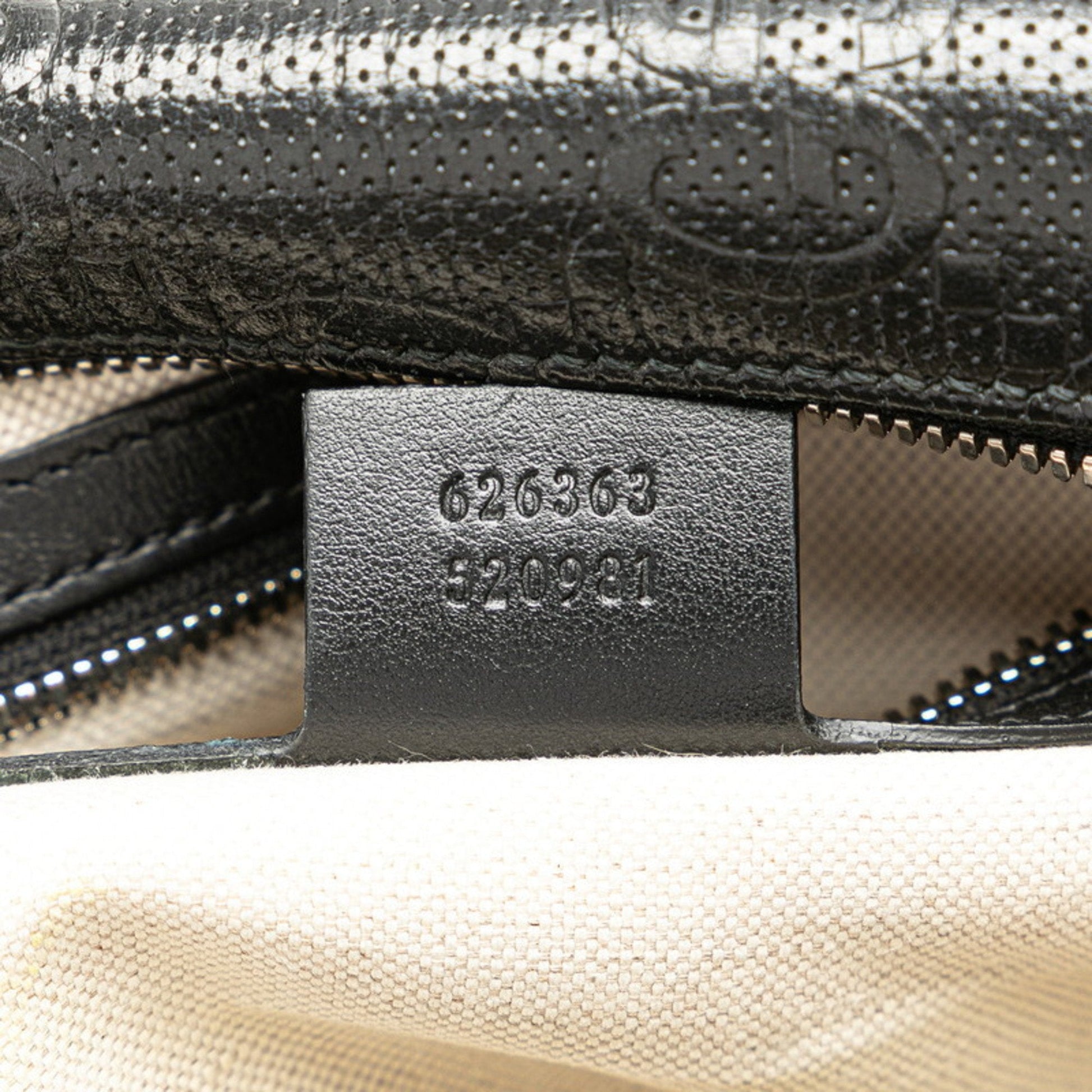 Gucci Black Leather Shoulder Bag