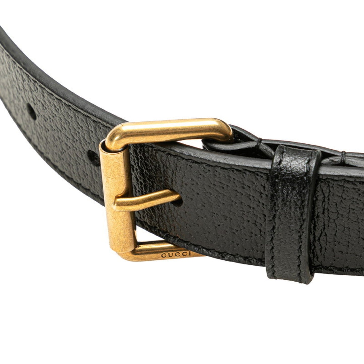Gucci Black Leather Fanny Pack