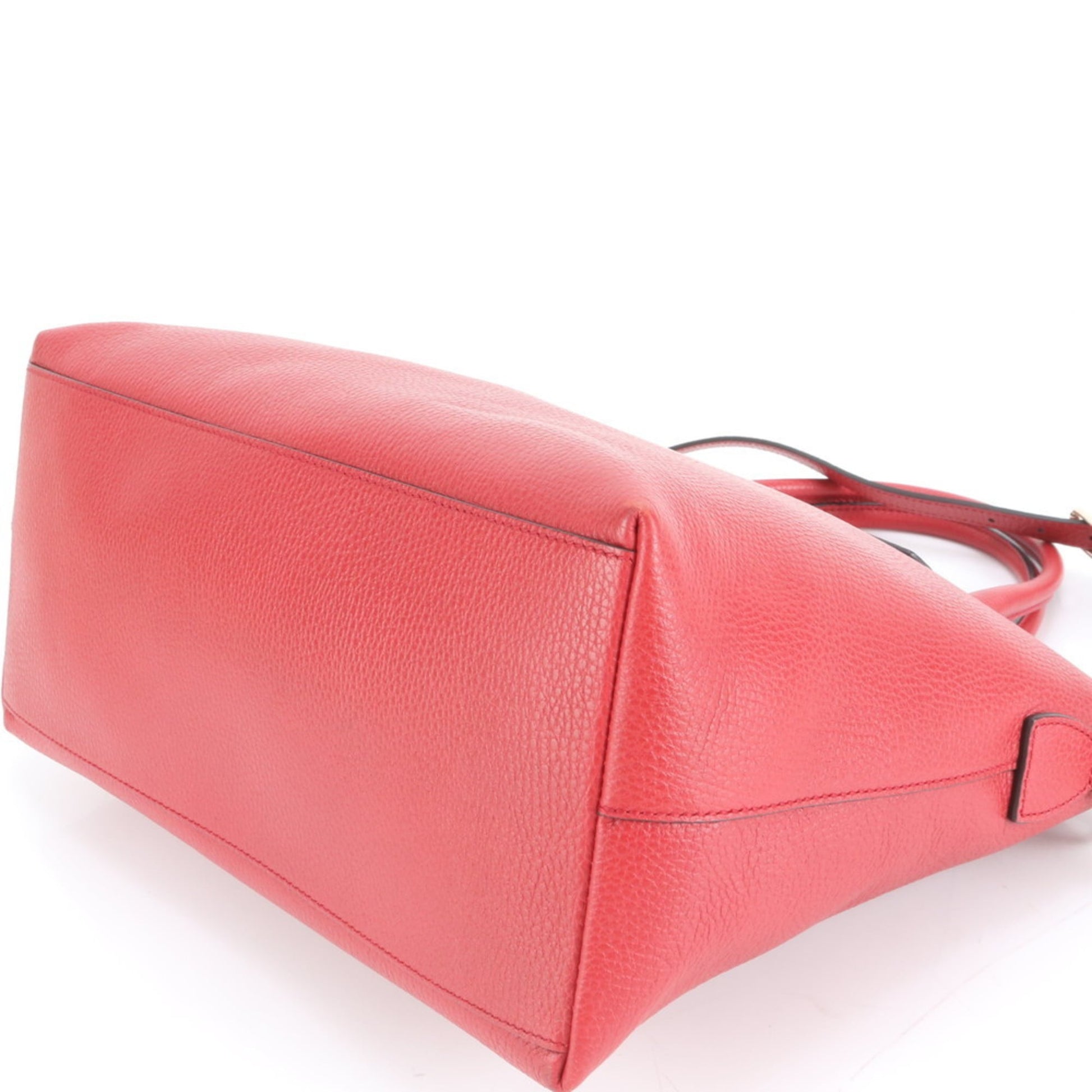 Gucci Red Color Leather Shoulder Bag