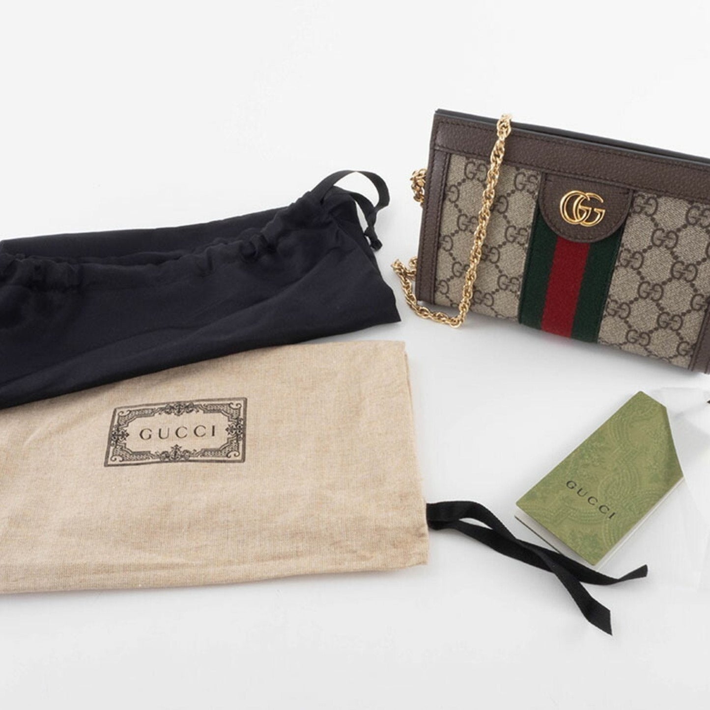 Gucci Ophidia Beige Brown Gg Supreme Shoulder Bag