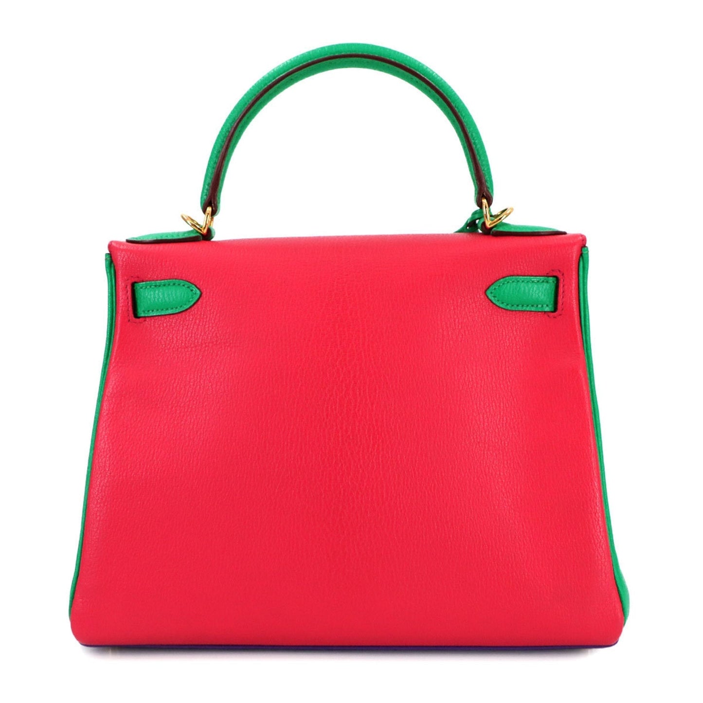 Hermes Bougainvillier Mint Chevre Handbag Shoulder Bag Leather Green