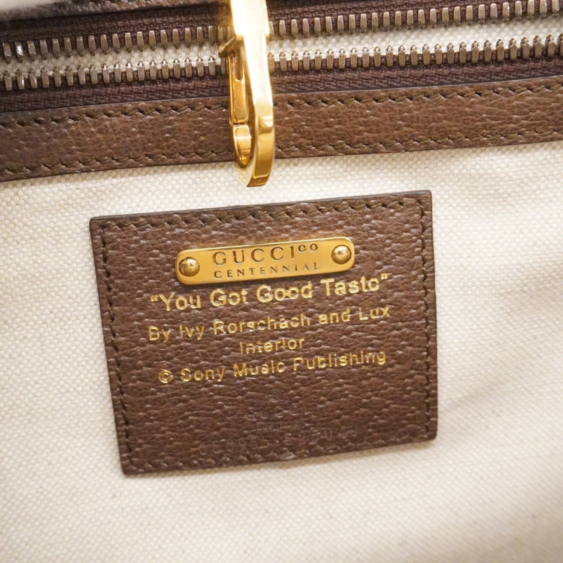 Gucci Brown Leather Tote Bag