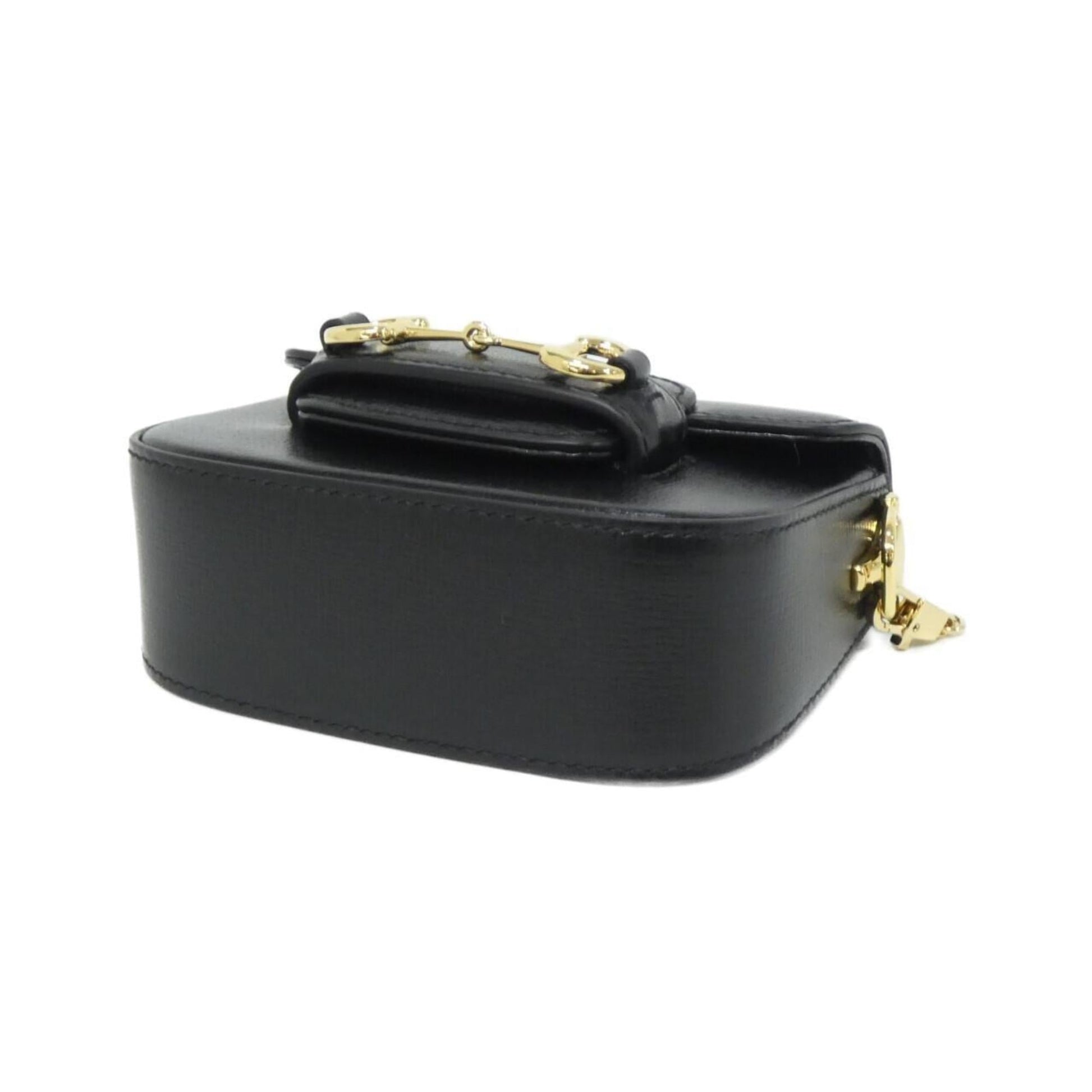 Gucci Black Leather Shoulder Bag