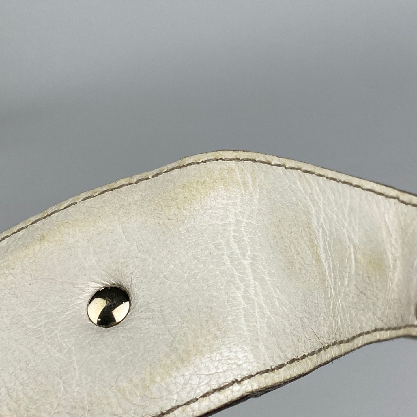 Gucci Ivory Leather Handbag Shoulder Bag