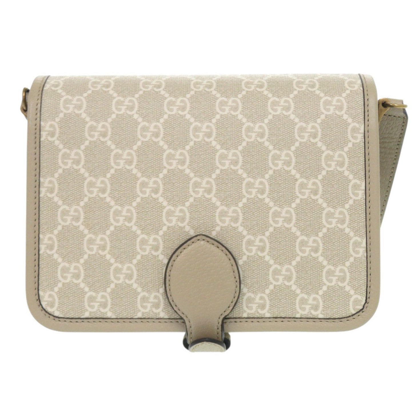 Gucci Beige Gg Supreme Shoulder Bag