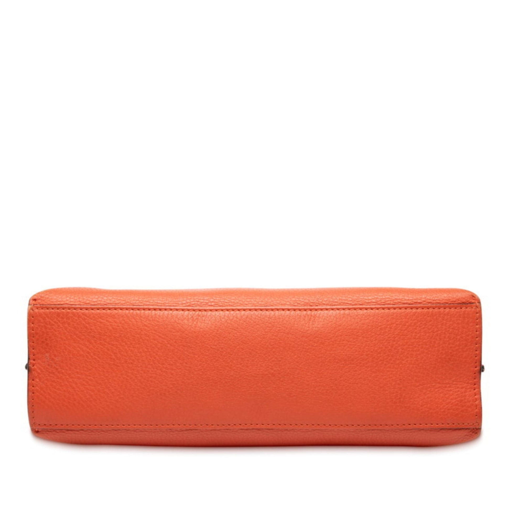 Gucci Orange Leather Handbag Shoulder Bag
