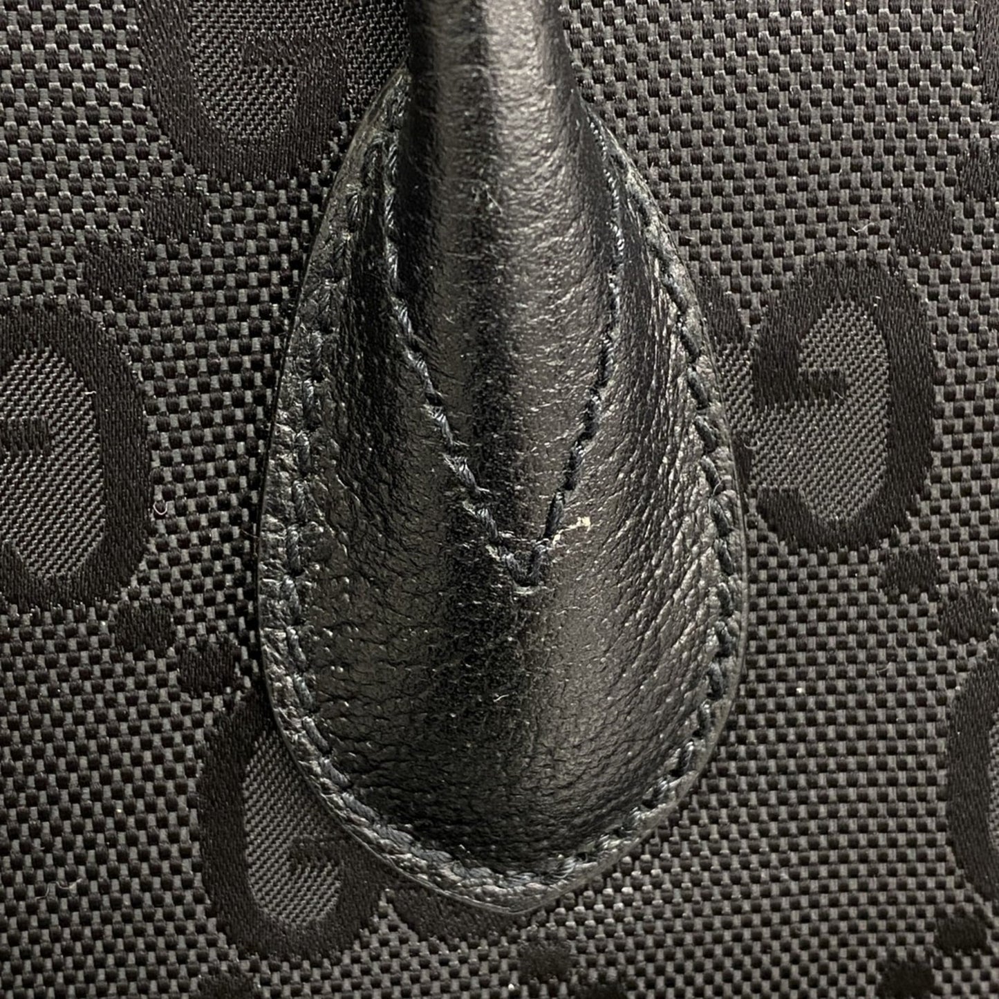 Gucci Black Nylon Tote Bag